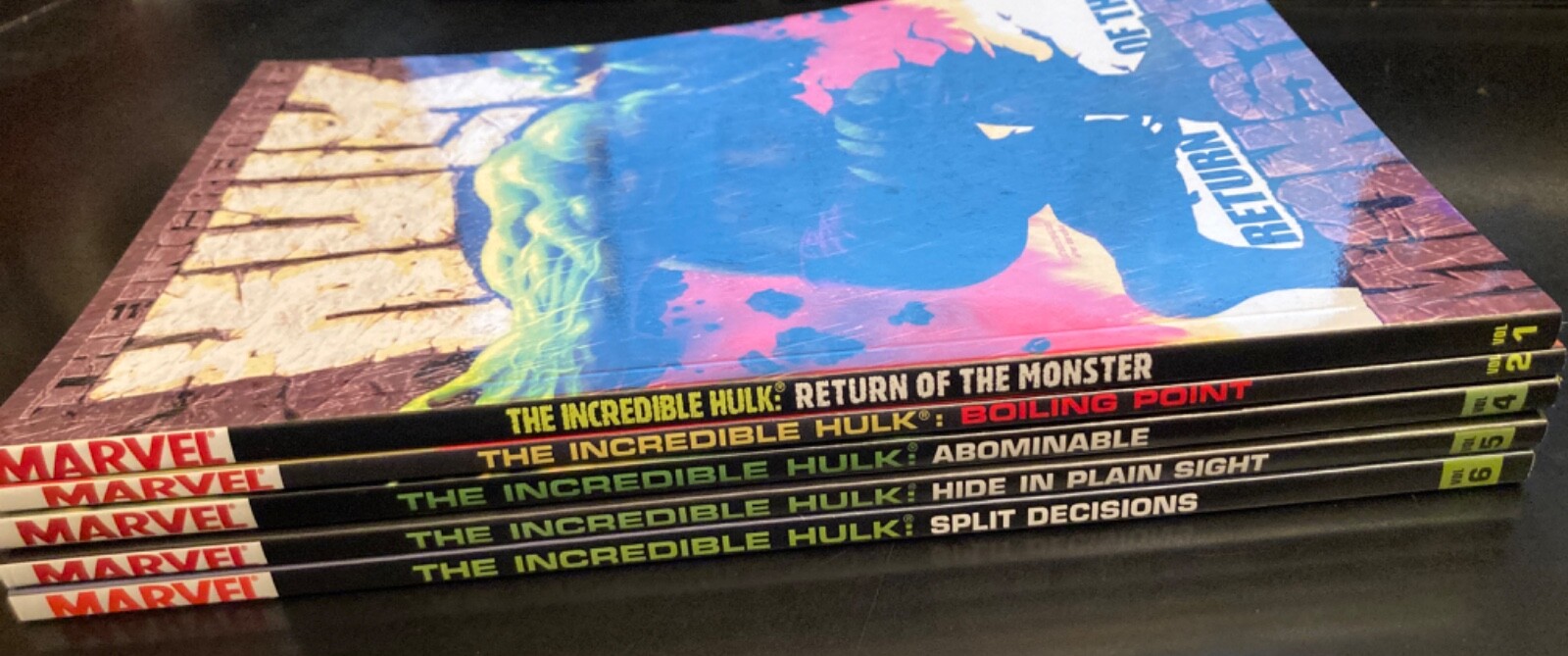 Lookee... Lot of *5* INCREDIBLE HULK TPBs Vols. 1,2,4,5,6 Jones/Romita++ *NEW*