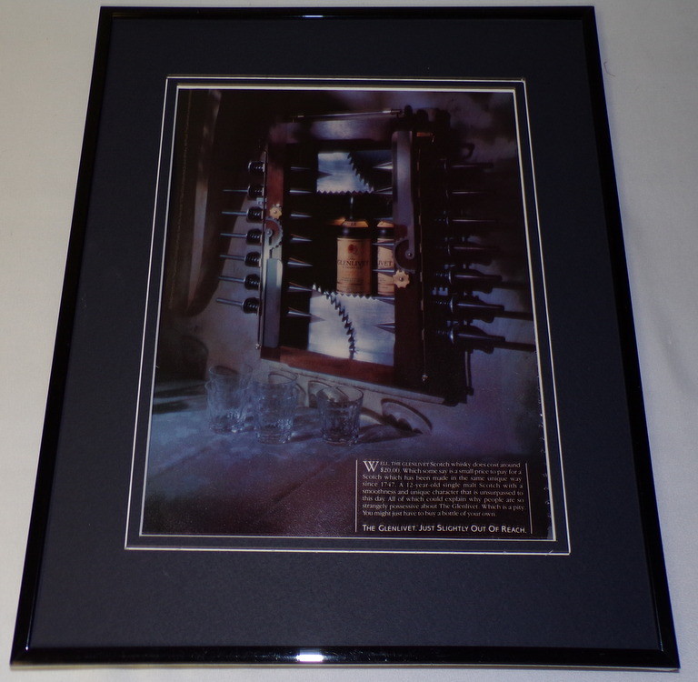 1988 Glenlivet Scotch Framed 11x14 ORIGINAL Advertisement 1988 Glenlivet Scotch Framed 11x14 ORIGINAL Advertisement