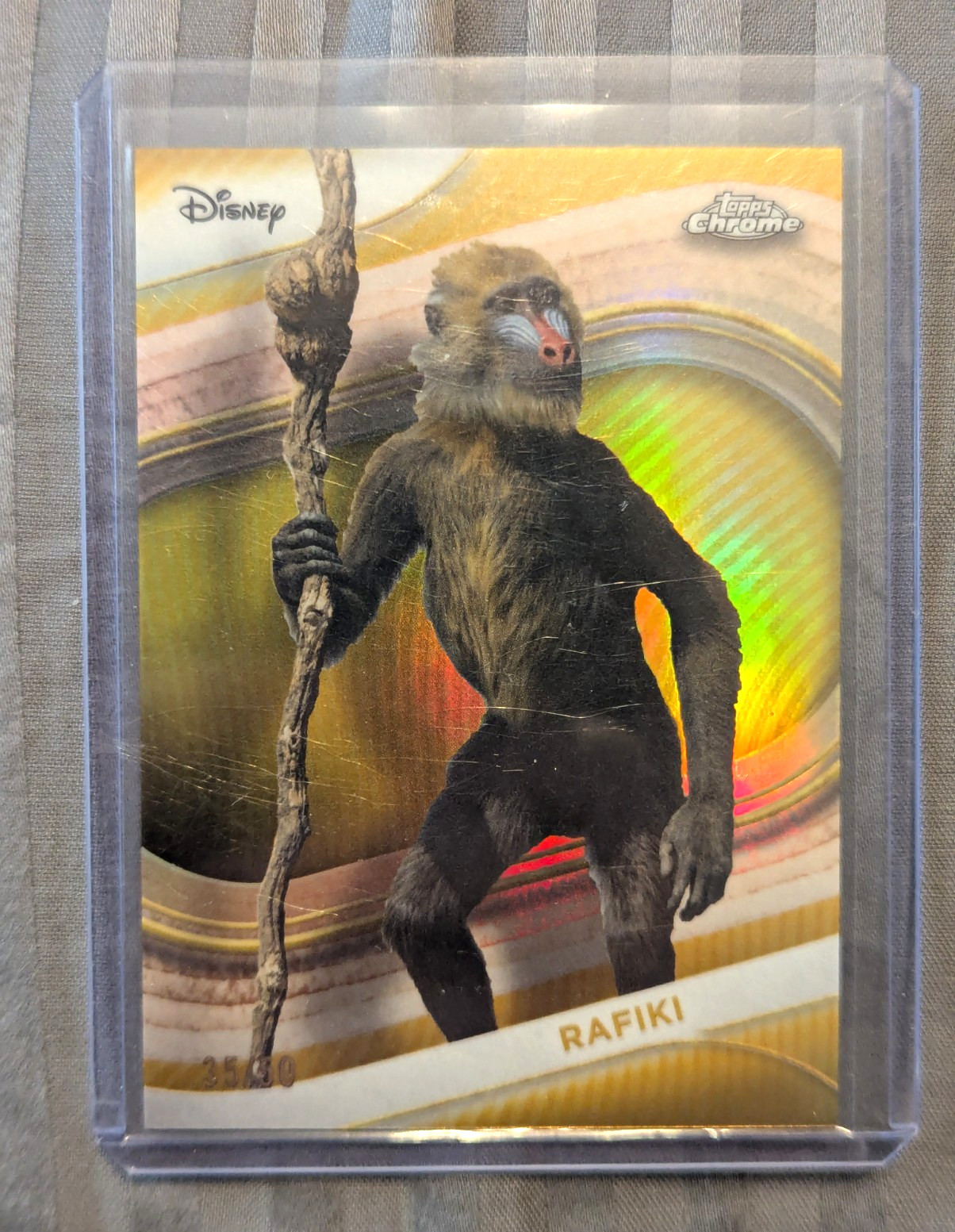 Topps 2025 Chrome Disney #196 Rafiki /50 Topps 2025 Chrome Disney #196 Rafiki /50