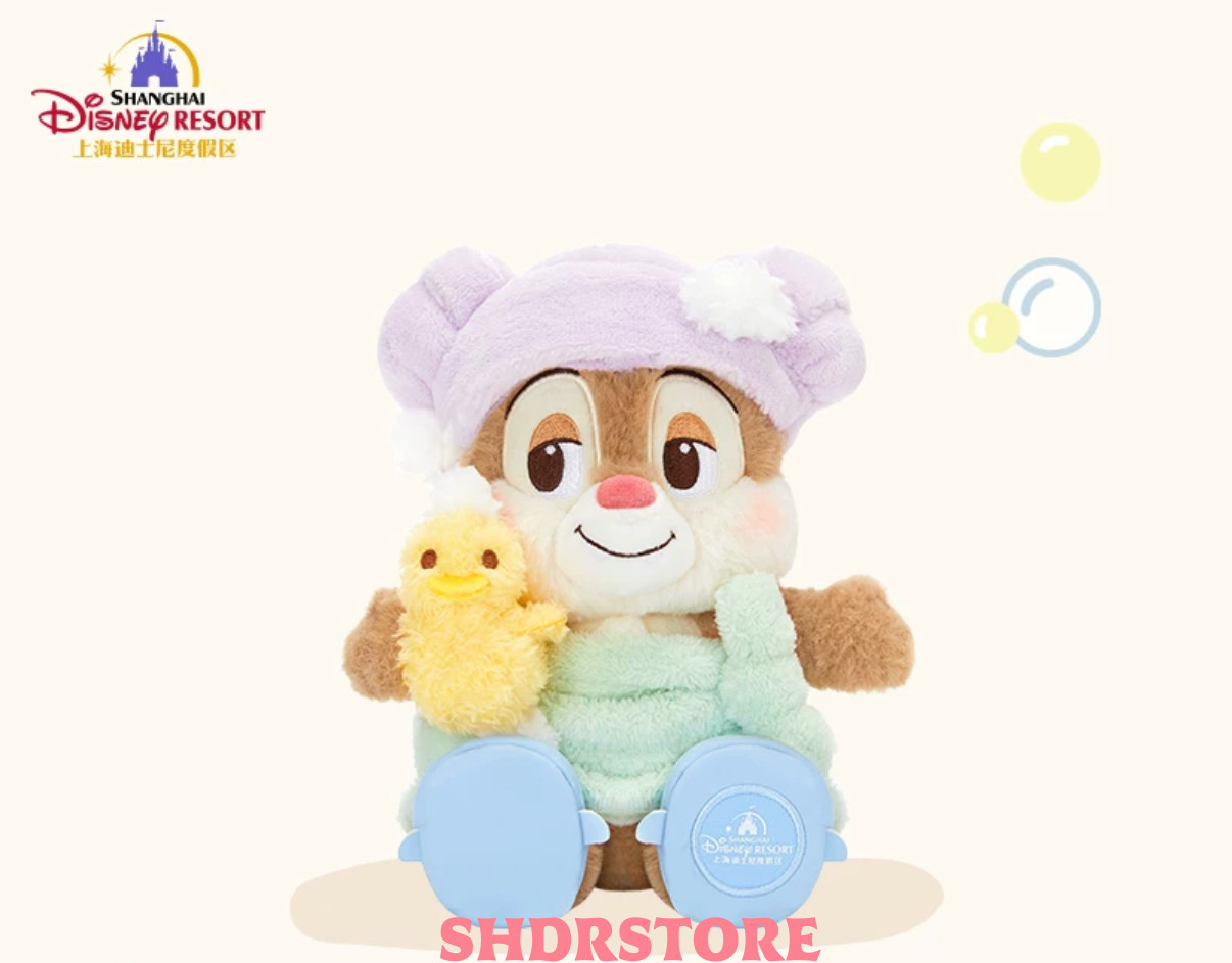 Disney authentic 2026 dale bath plush 7inches shanghai disneyland Disney authentic 2026 dale bath plush 7inches shanghai disneyland