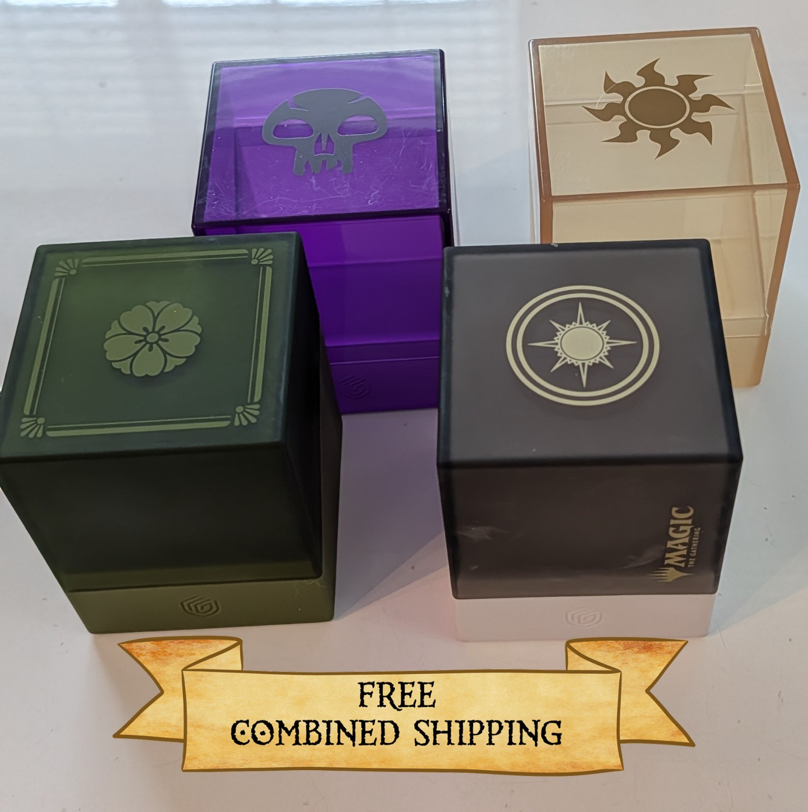 4x Ultimate Guard - Boulder 100+ MTG Deck Boxes 4x Ultimate Guard - Boulder 100+ MTG Deck Boxes