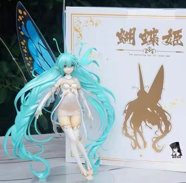 Hatsune Miku 33cm Butterfly Fairy 1:7 PVC Figure Statue RARE In Box 🪽 Hatsune Miku 33cm Butterfly Fairy 1:7 PVC Figure Statue RARE In Box 🪽