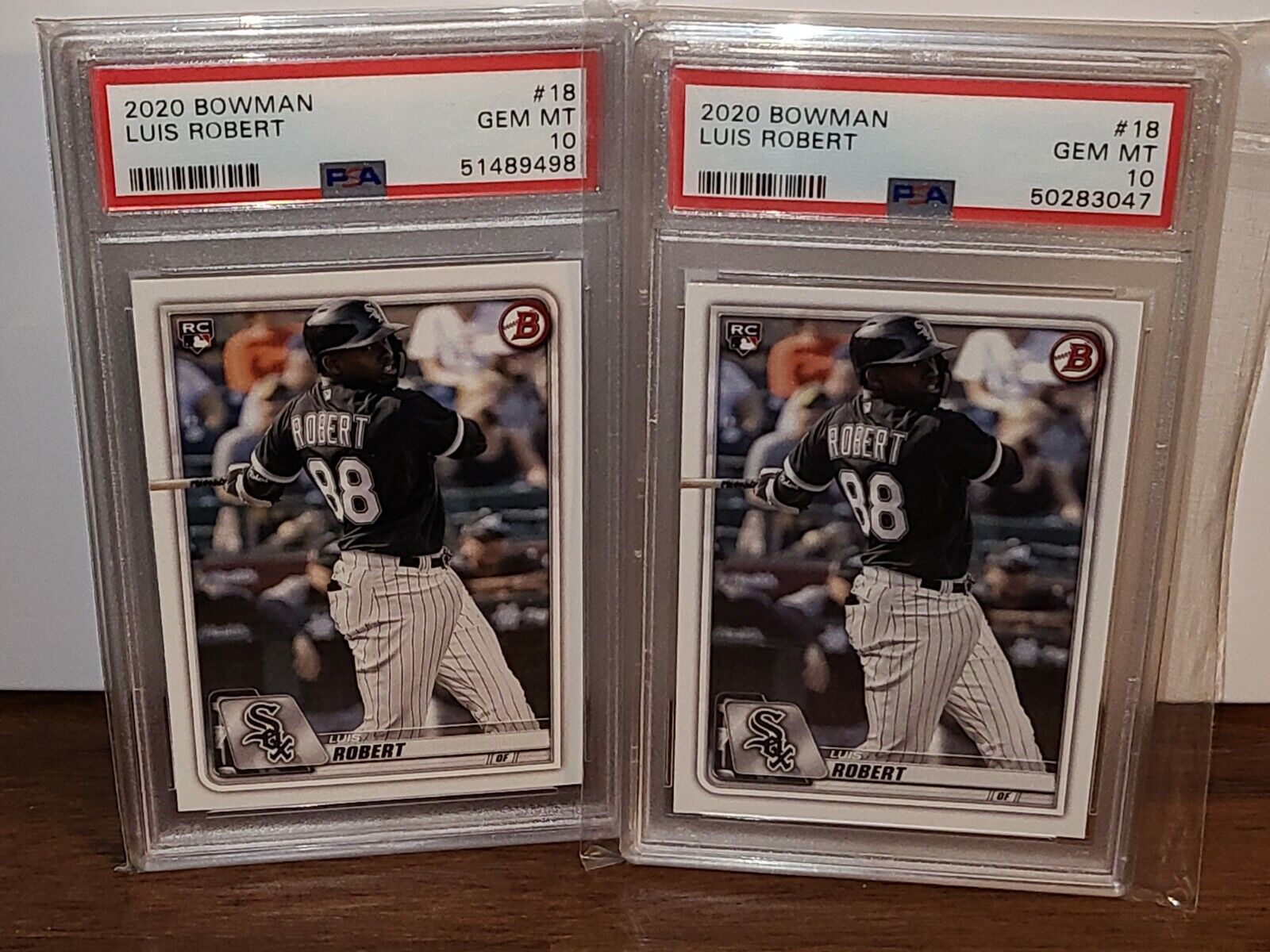 Investor Lot of 2 - 2020 LUIS ROBERT Bowman PSA 10 Rookie Chicago White Sox 🔥🔥