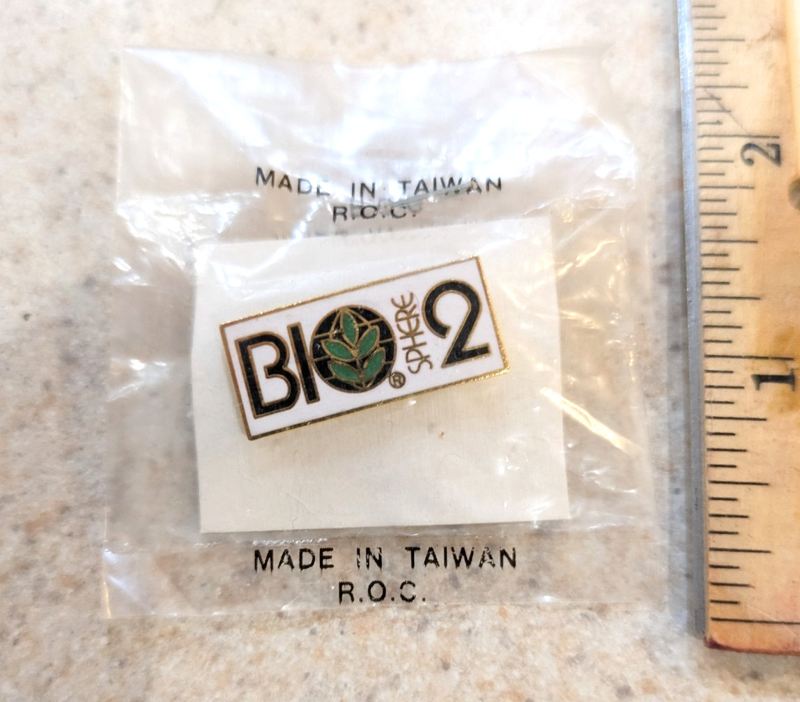 Biosphere 2 Lapel Pin Metal Arizona Travel Souvenir Vintage Taiwan Travel Biosphere 2 Lapel Pin Metal Arizona Travel Souvenir Vintage Taiwan Travel