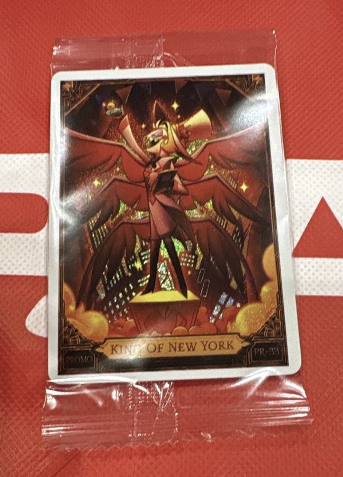 Hazbin Hotel Promo Card PR-33 King of New York Alastor NYCC 2026 Hazbin Hotel Promo Card PR-33 King of New York Alastor NYCC 2026
