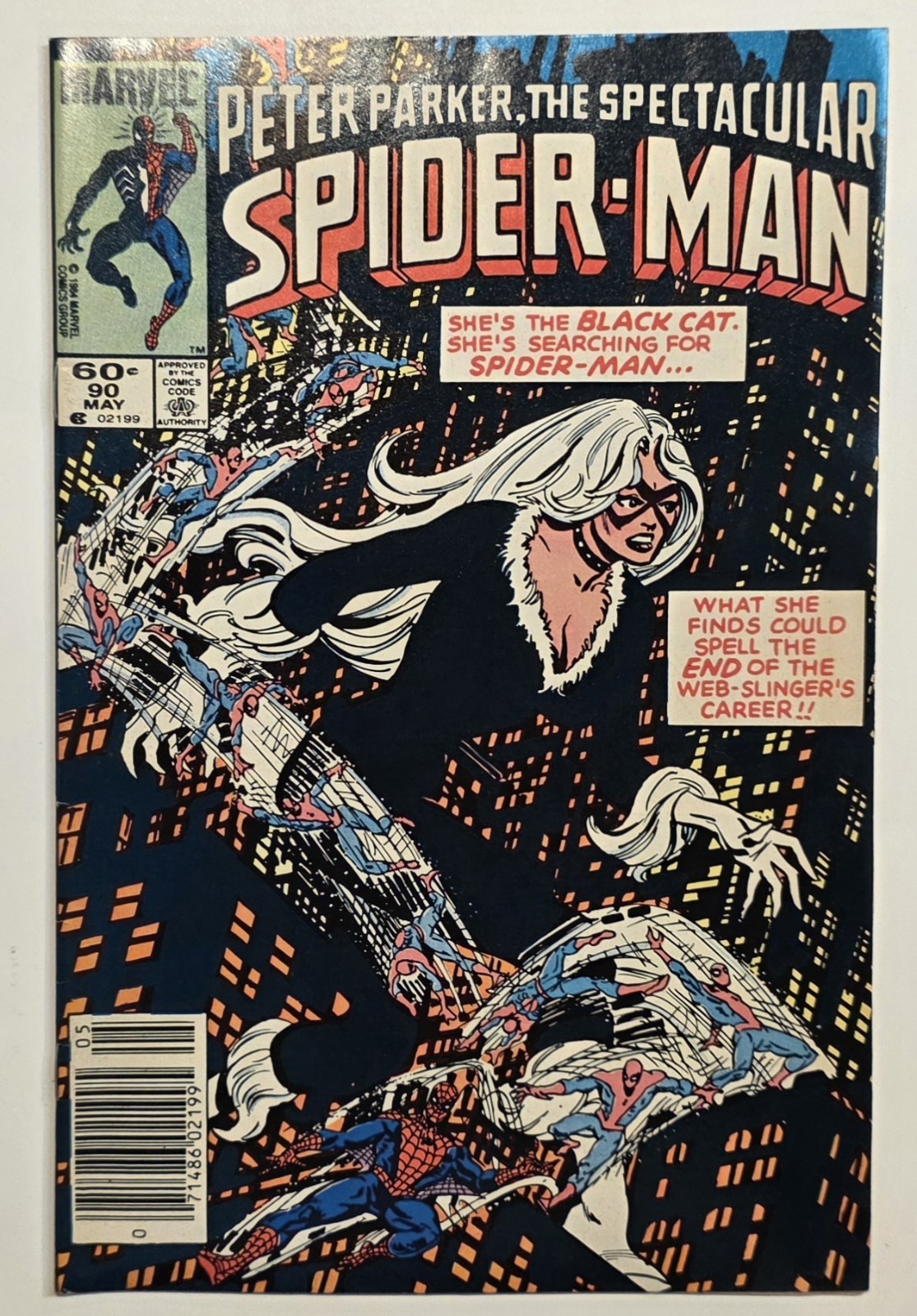 The Spectacular Spider-Man #90 Newsstand Variant (Marvel Comics May 1984)
