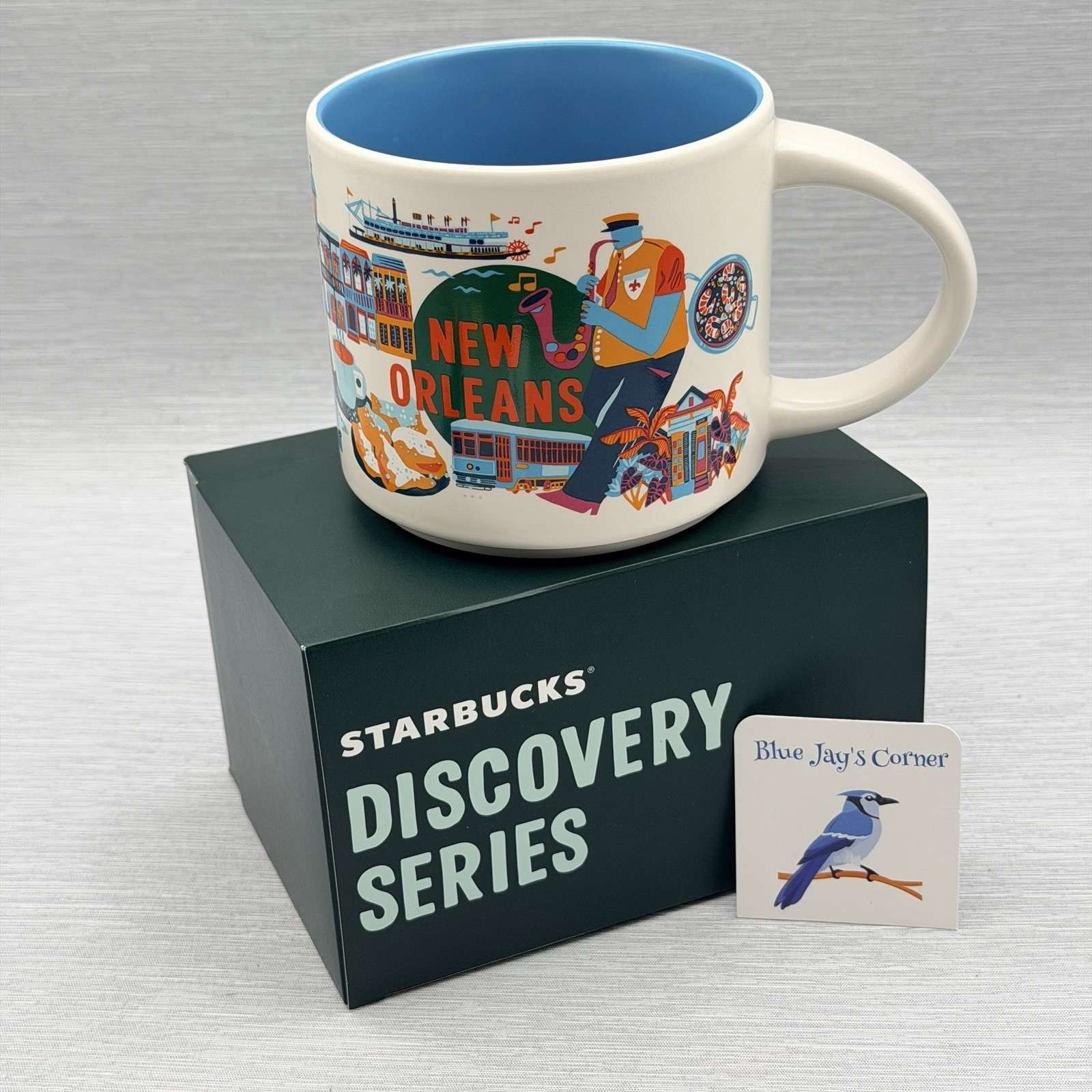 Starbucks New Orleans Mug Discovery Series 2024 Stackable Coffee Cup 14oz Starbucks New Orleans Mug Discovery Series 2024 Stackable Coffee Cup 14oz