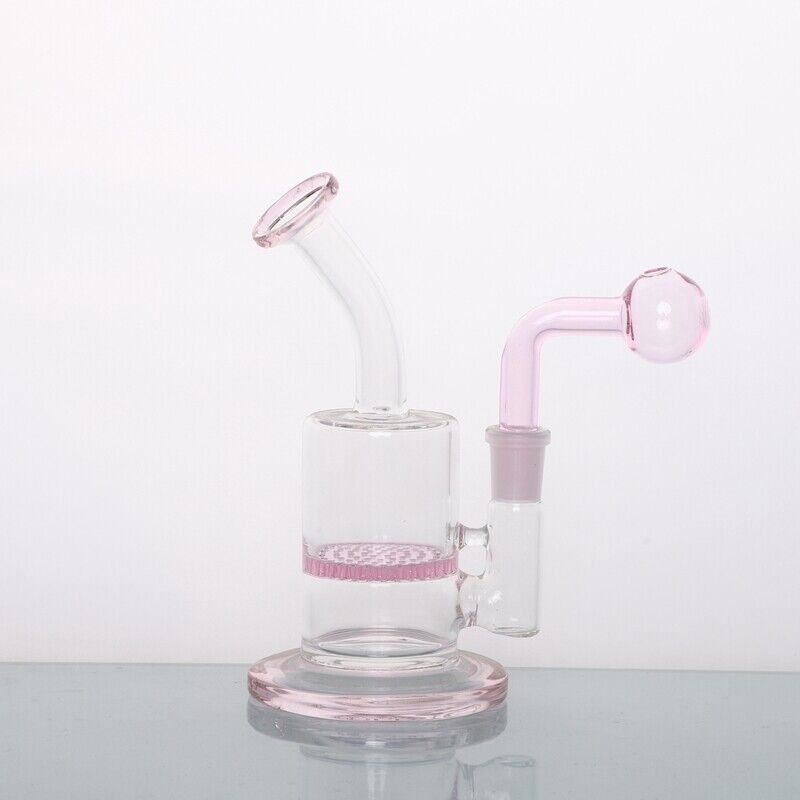 New Release Pink Filter Cute Water Glass Hookah Bong With 14mm Pink pipe