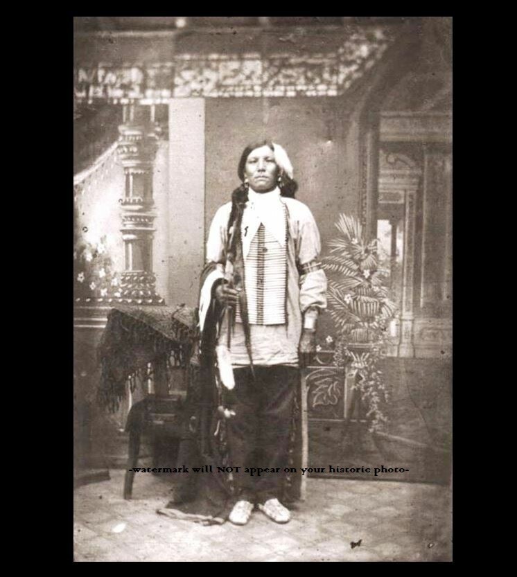 RARE 1877 Crazy Horse DISPUTED PHOTO Oglala Lakota Indian,Custer\'s Last Stand RARE 1877 Crazy Horse DISPUTED PHOTO Oglala Lakota Indian,Custer\'s Last Stand