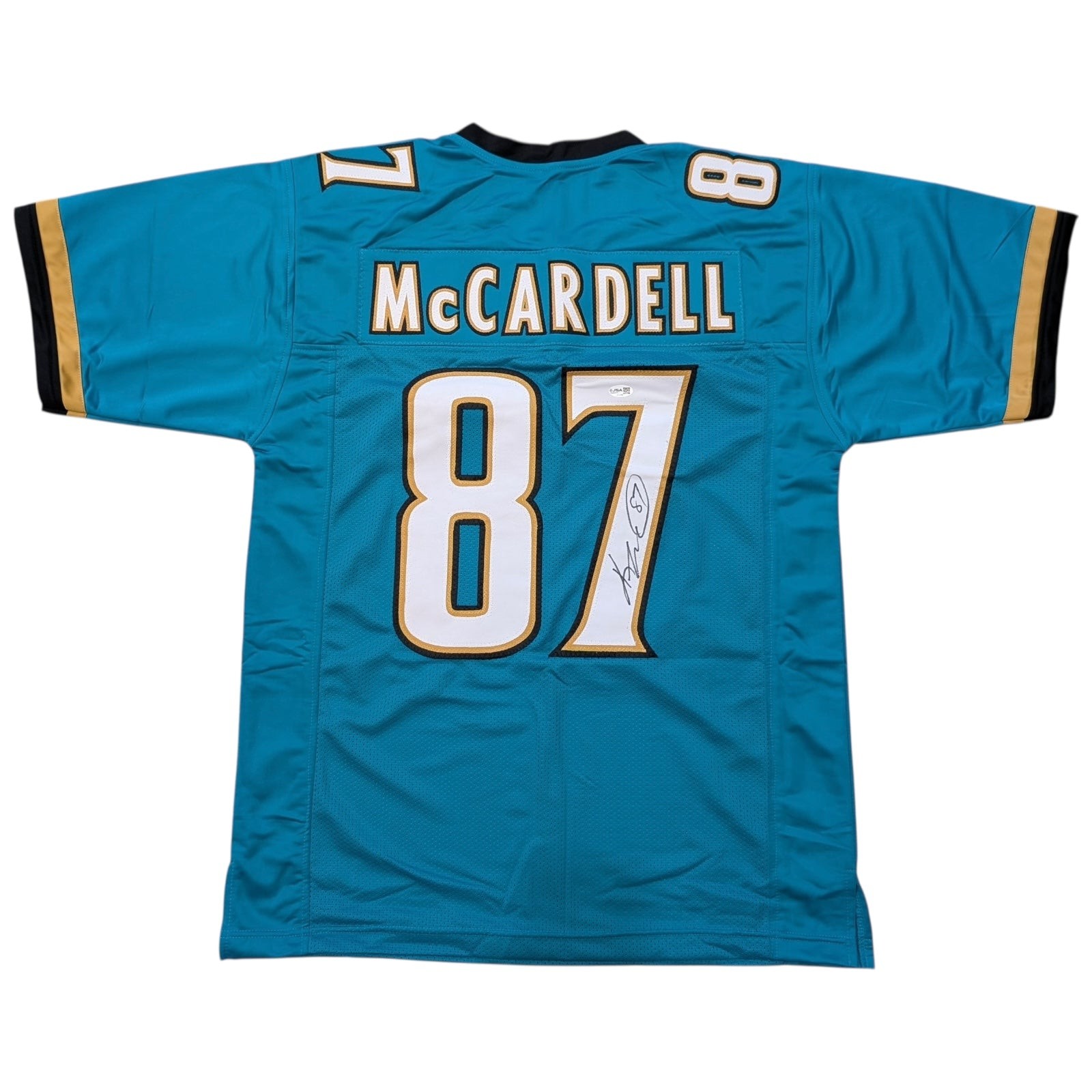 Keenan McCardell Autographed Jacksonville (Teal #87) Custom Jersey - JSA Keenan McCardell Autographed Jacksonville (Teal #87) Custom Jersey - JSA