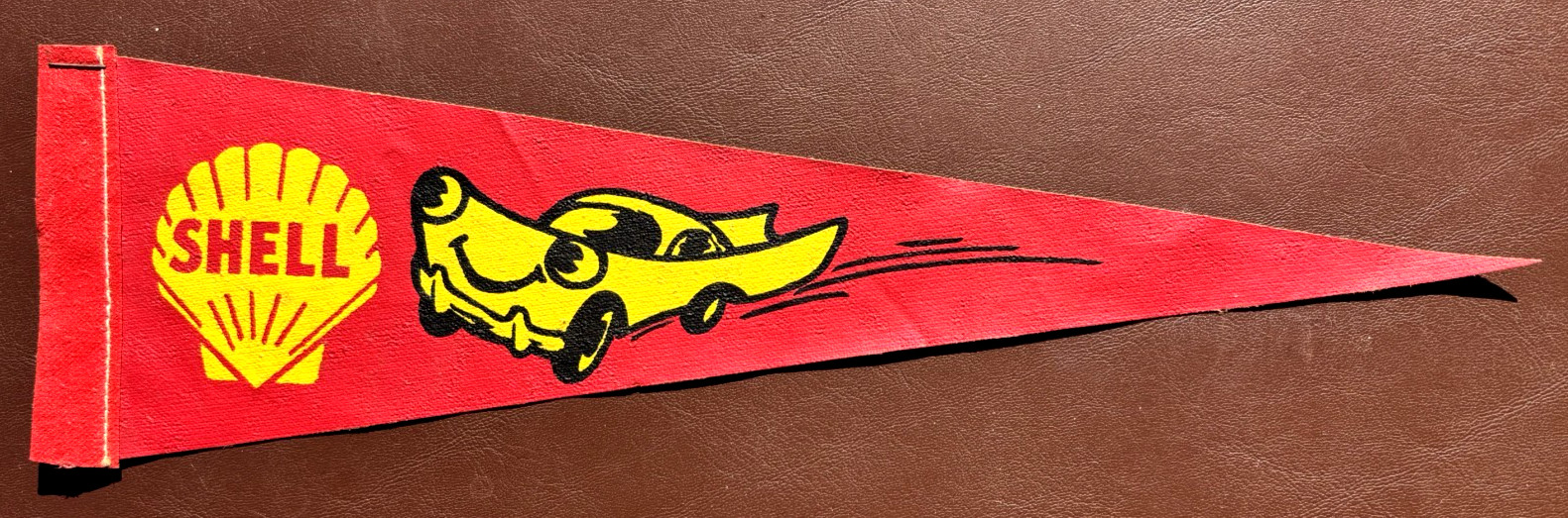 RARE SCARCE VINTAGE 1950s 1960s SHELL OIL sign PENNANT SOUVENIR gas station 12 RARE SCARCE VINTAGE 1950s 1960s SHELL OIL sign PENNANT SOUVENIR gas station 12