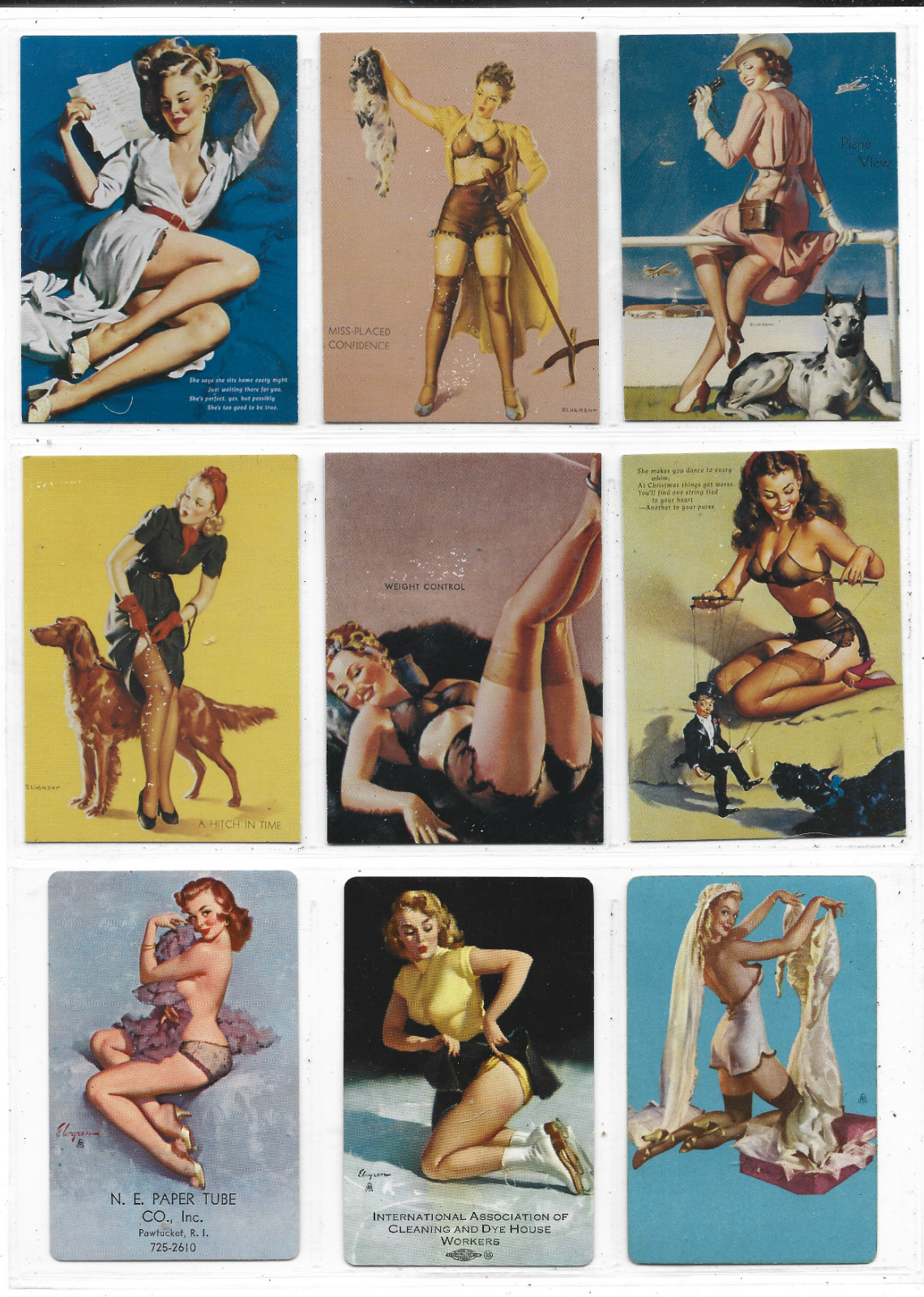 9 Sexy Gil Elvgren Pinup Paintings 6 Mint Calendar Pinups Trading Cards + 3 PCs 9 Sexy Gil Elvgren Pinup Paintings 6 Mint Calendar Pinups Trading Cards + 3 PCs