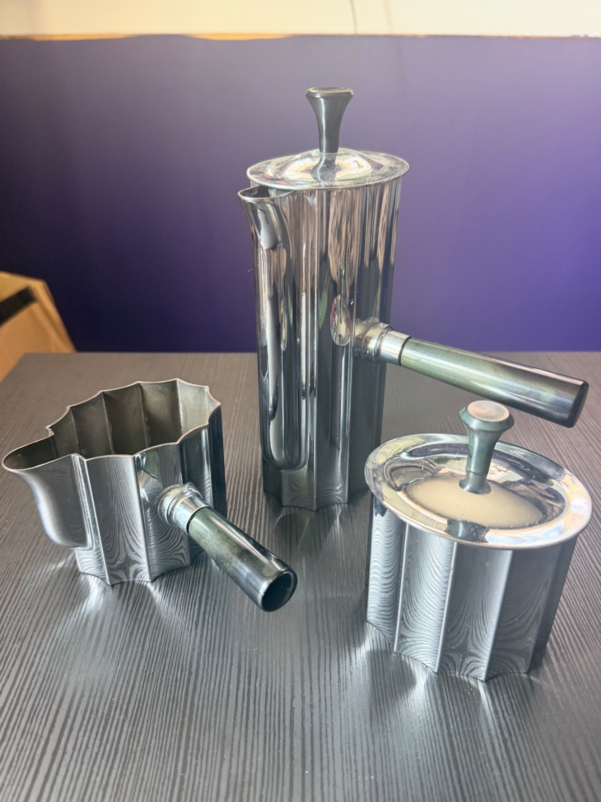 Art Deco Walter Von Nessen Diplomat Coffee Set 1930s Machine Age