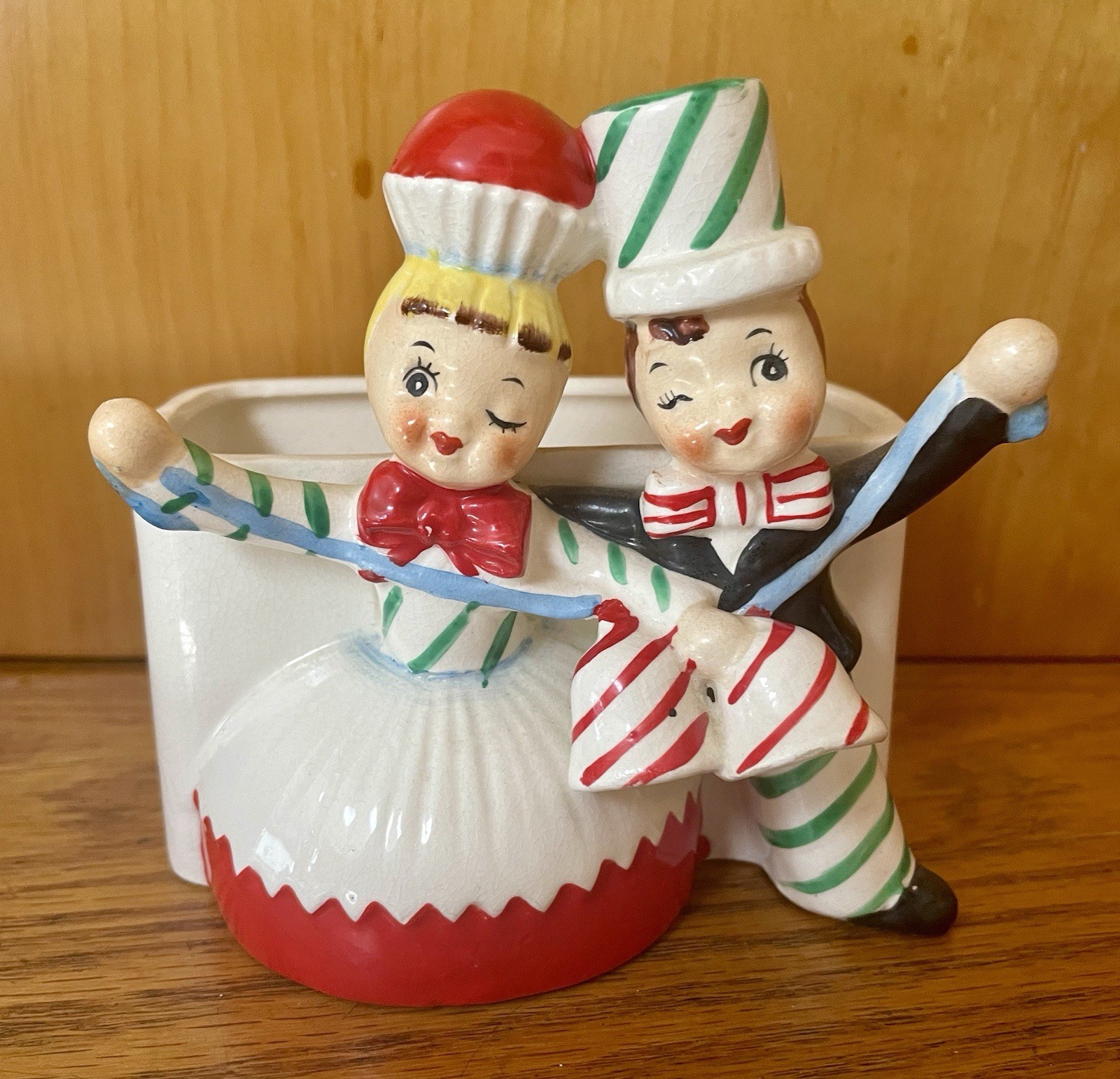 🎄Rare Vintage Christmas Relpo Cupcake Shoppe Kids Planter Japan Sweet Shoppe 🎄Rare Vintage Christmas Relpo Cupcake Shoppe Kids Planter Japan Sweet Shoppe