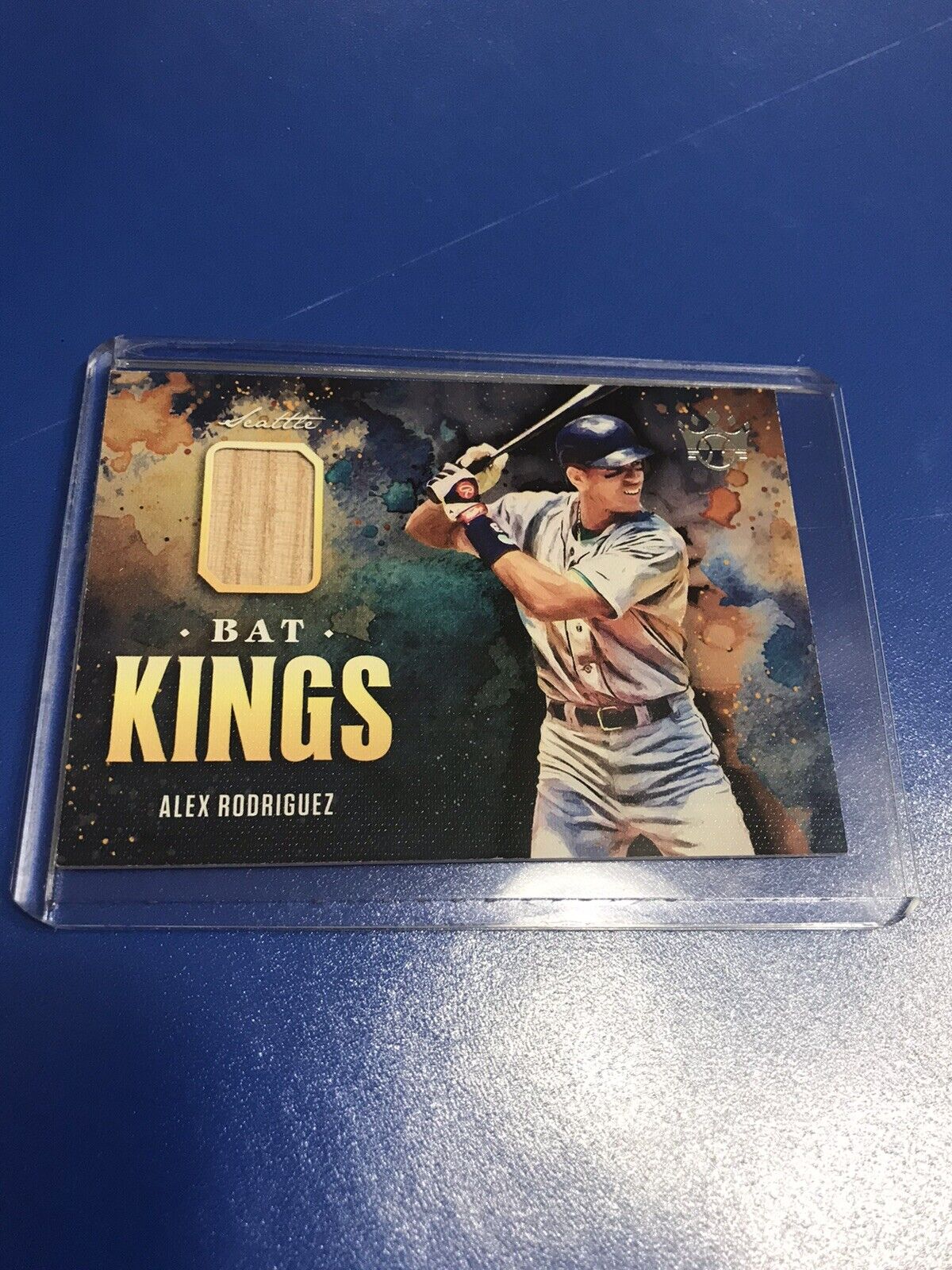 2021 Diamond Kings Alex Rodriguez Game Used Bat Relic Silver Parallel
