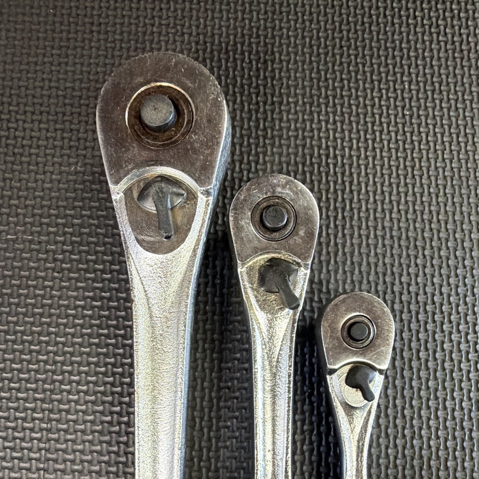 Craftsman 1/2”, 3/8”, 1/4” Ratchet Set - USA - Vintage - Working Condition Craftsman 1/2”, 3/8”, 1/4” Ratchet Set - USA - Vintage - Working Condition