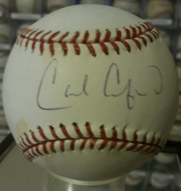 Carl Crawford signed baseball