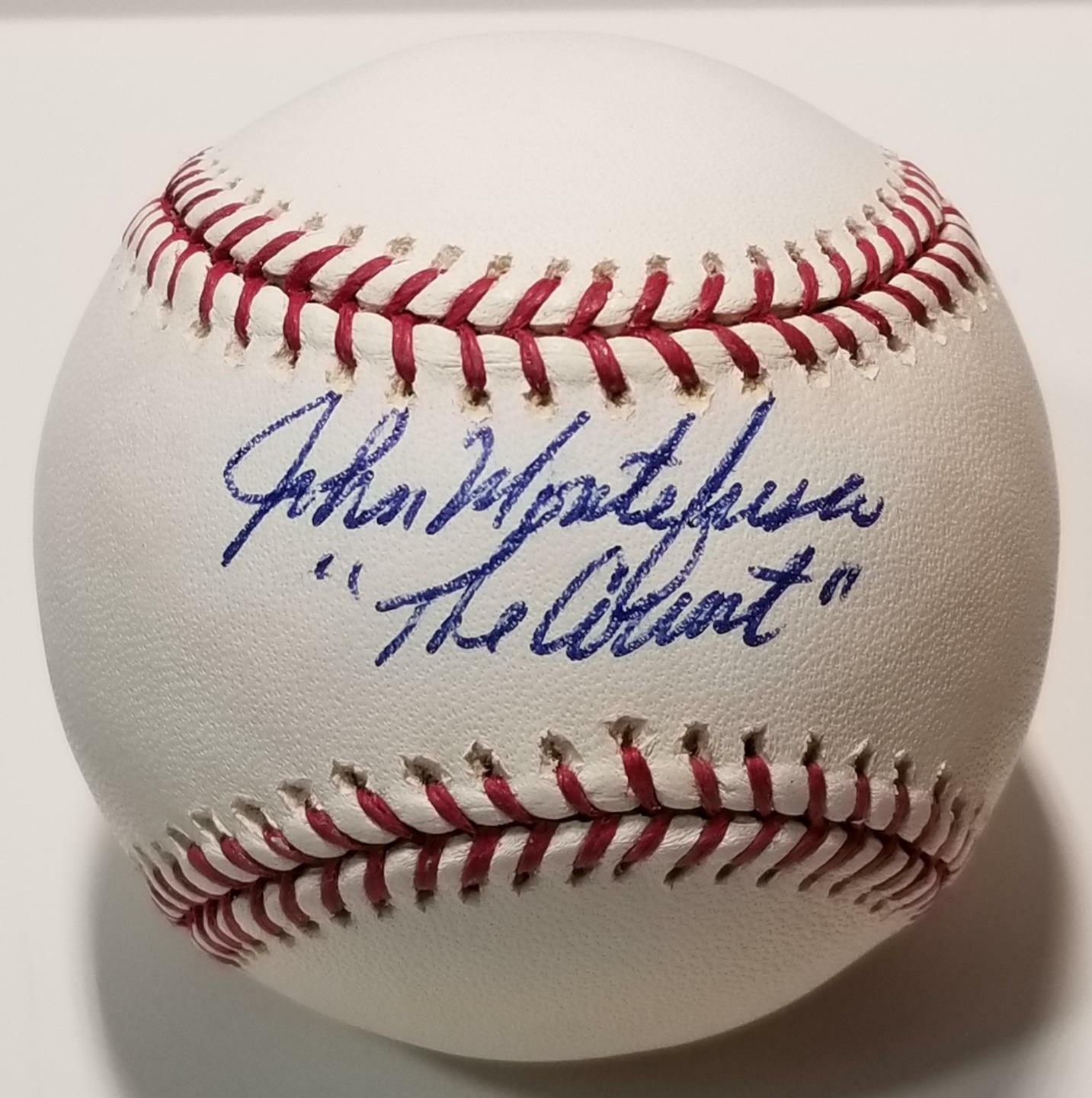 John Montefusco The Count 1975 NL ROY Signed AUTOGRAPH OMLB Baseball JSA COA