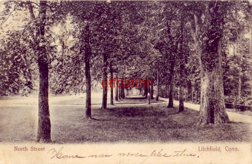 pre-1907 NORTH STREET, LITCHFIELD, CT. 1906