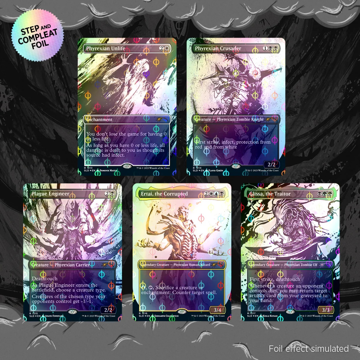 Magic: The Gathering TCG: Secret Lair Showcase: All Will Be One - Step-and-Compl