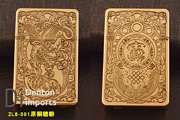 Zorro ZL8 Thin Brass Lighter