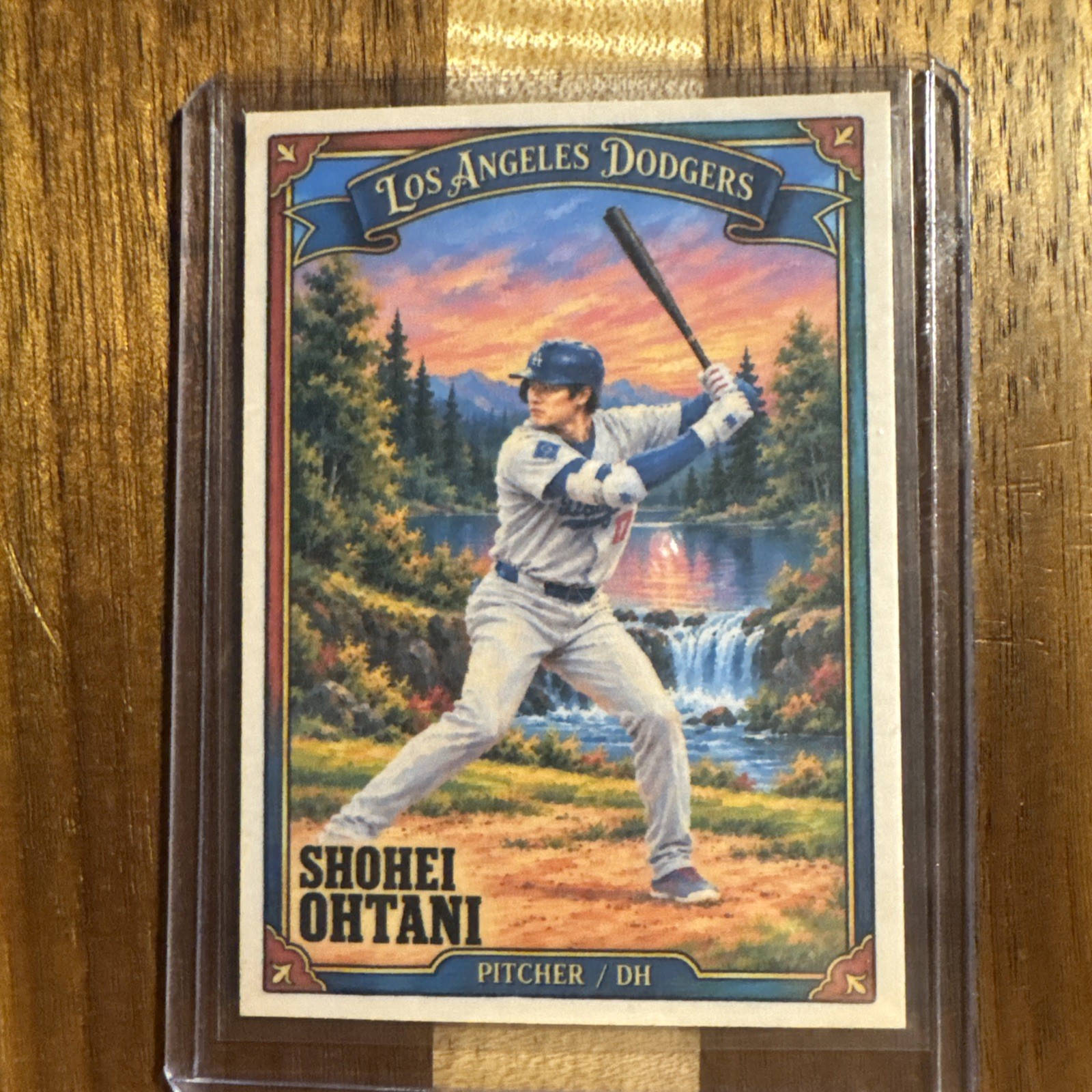 Shohei Ohtani Canvas Collection Custom Art Card Dodgers Shohei Ohtani Canvas Collection Custom Art Card Dodgers