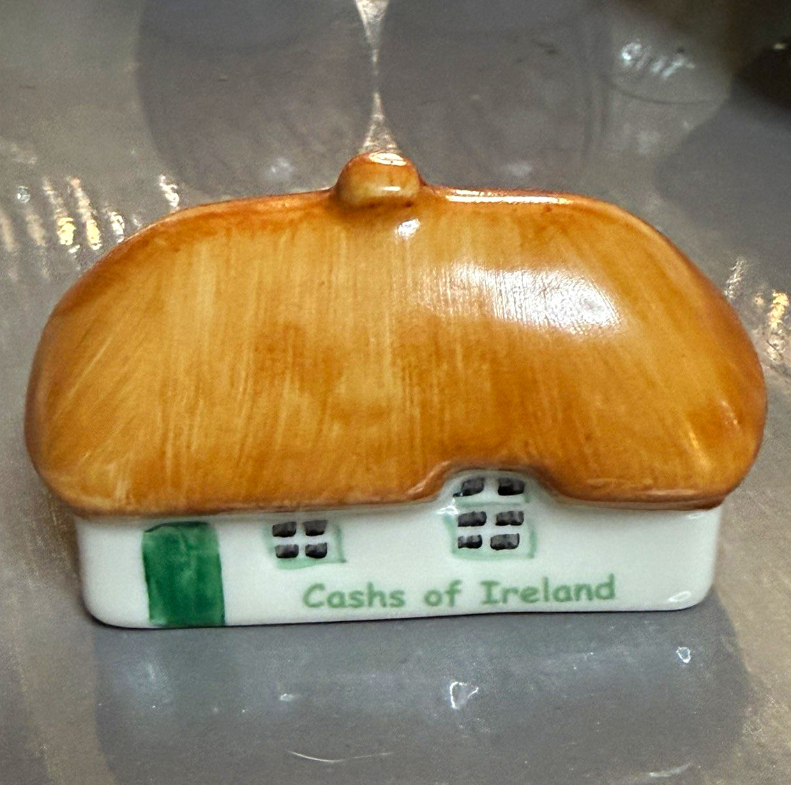 Cashes of Ireland Porcelain Cottage House Souvenir Figurine Ireland Irish