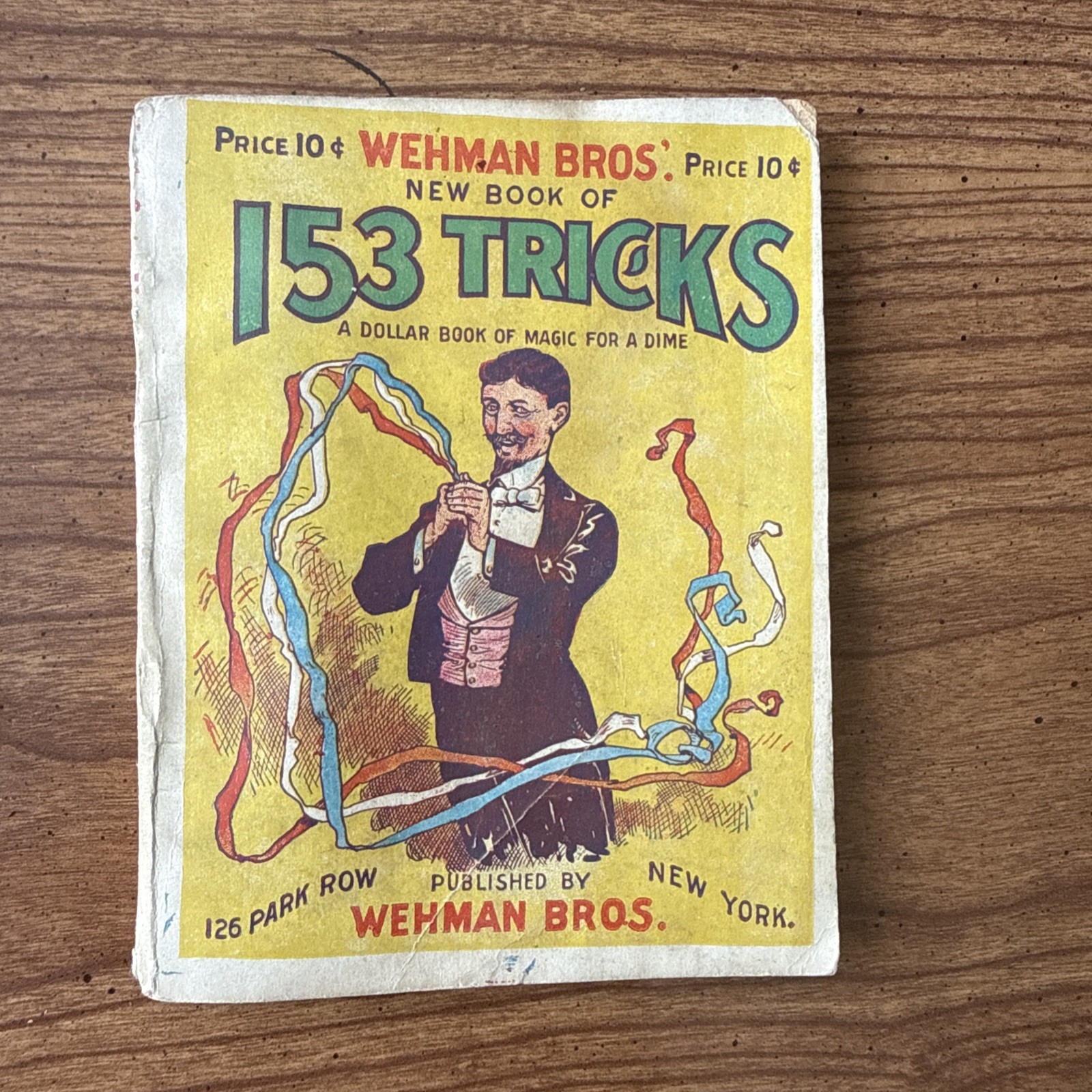 Antique Magic Booklet New Book Of 153 Tricks Wehman Bros 1907 Paperback Magician Antique Magic Booklet New Book Of 153 Tricks Wehman Bros 1907 Paperback Magician
