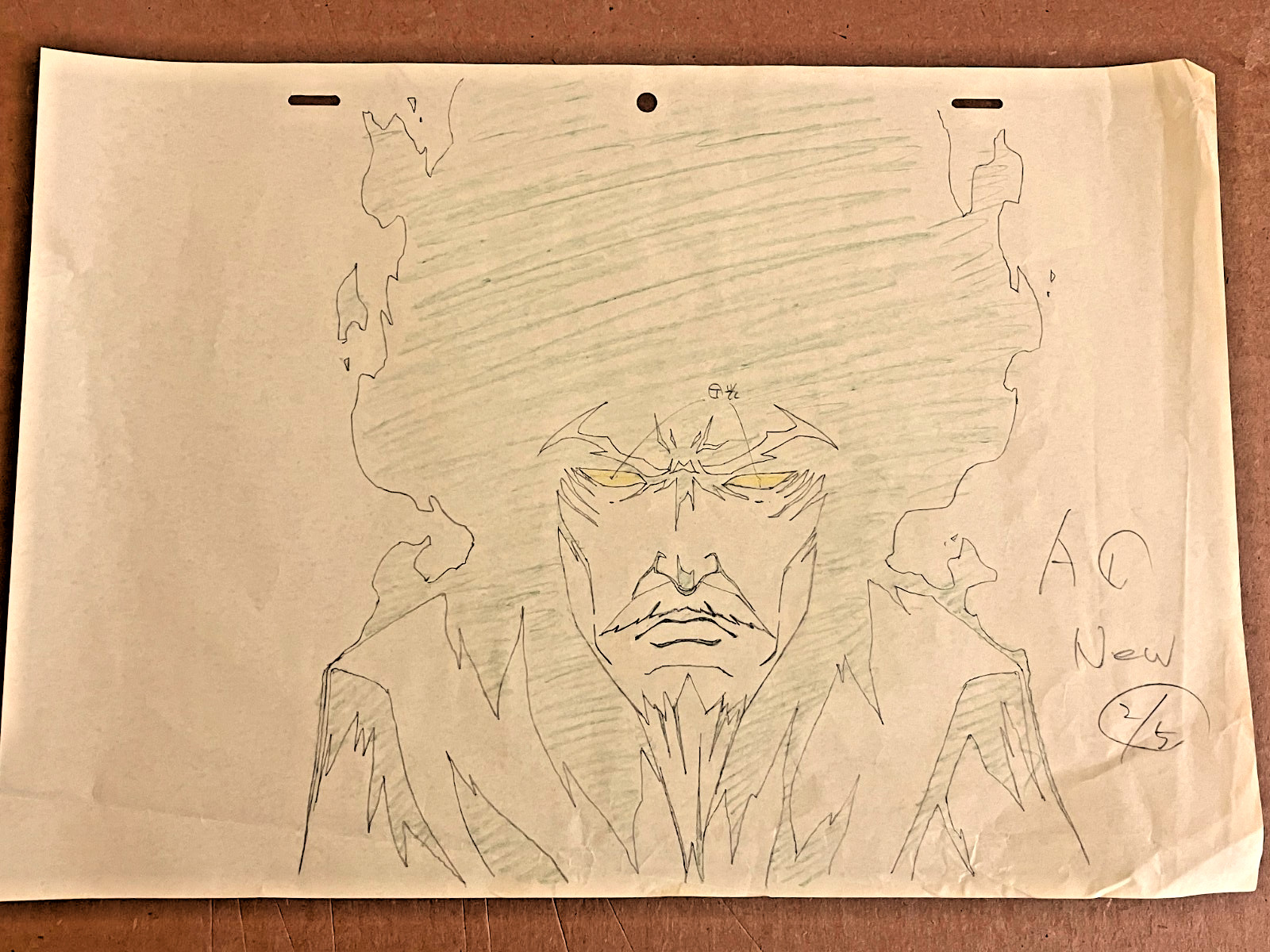 Castlevania (2017) Original Production Drawing Douga Dracula Pencil Netflix art Castlevania (2017) Original Production Drawing Douga Dracula Pencil Netflix art