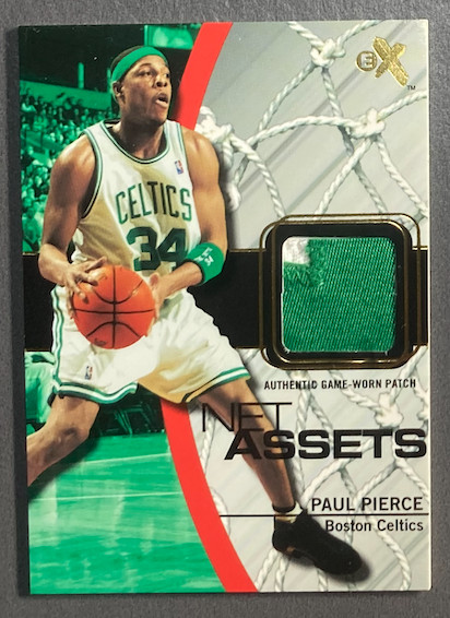 PAUL PIERCE 2003-04 Fleer E-X Net Assets Patch 72/75