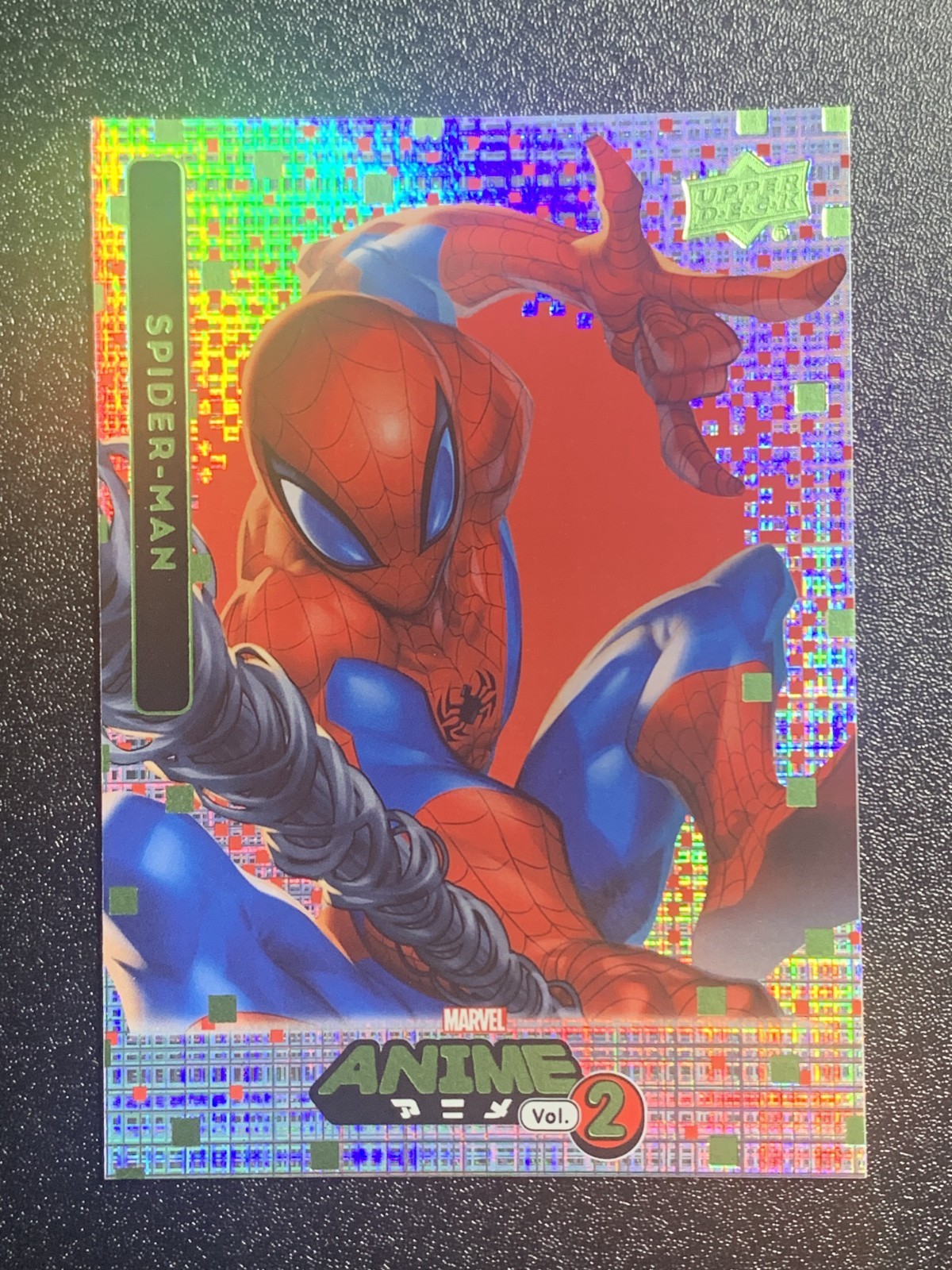 2023 UD Marvel Anime Vol 2 🔥 Spider-Man Thatched Foil 🔥