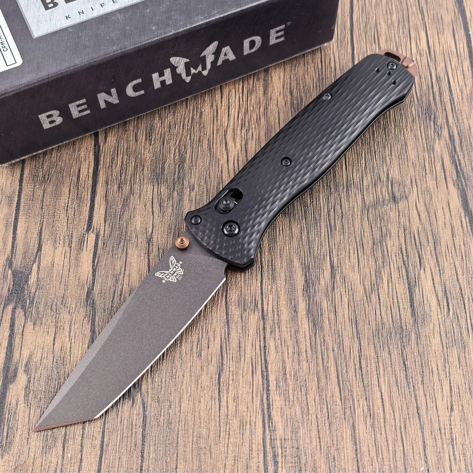 Benchmade 537GY-03 Bailout Crater Black CPM-M4 Aluminum Folding Knife Benchmade 537GY-03 Bailout Crater Black CPM-M4 Aluminum Folding Knife