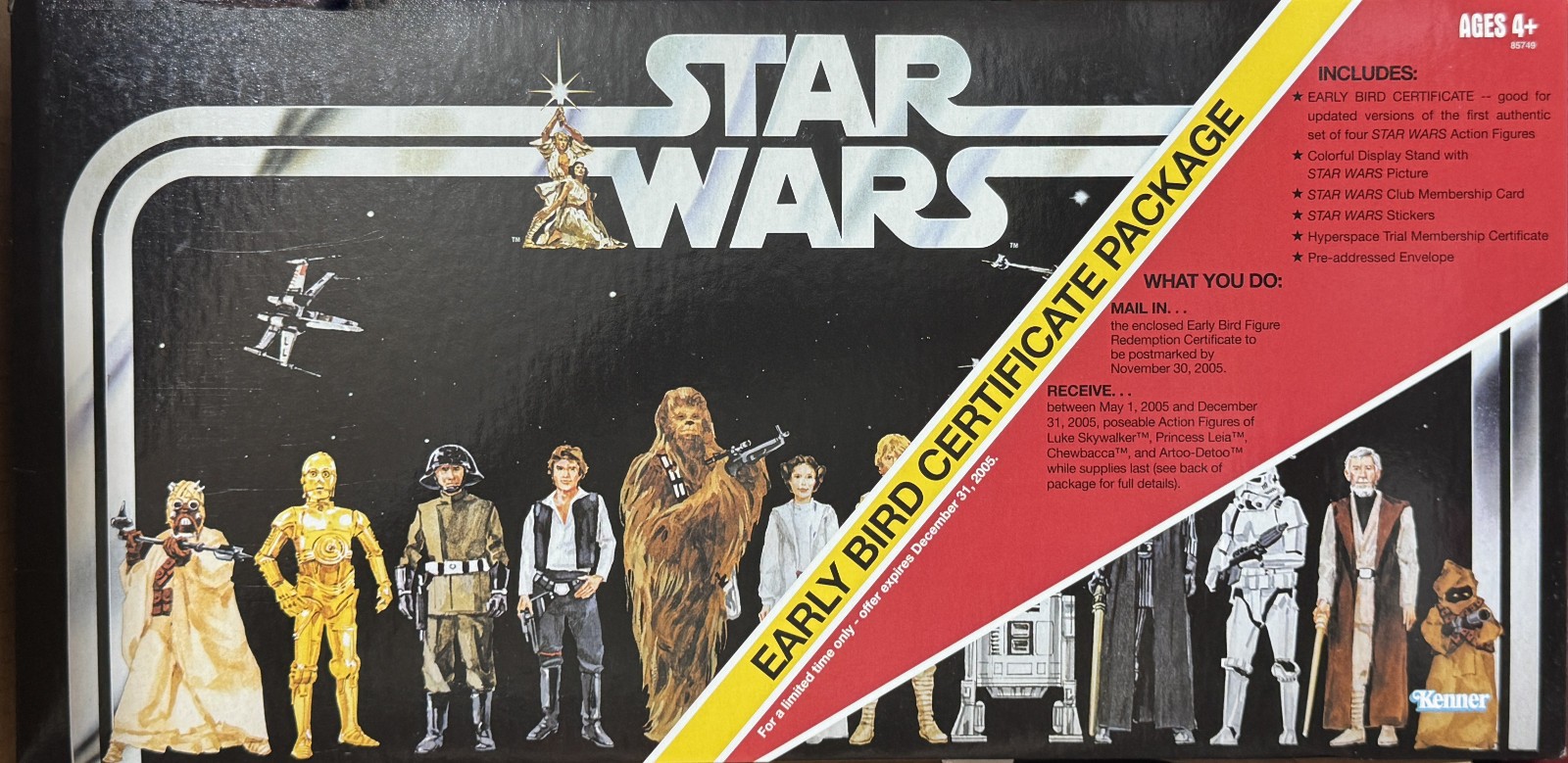 2005 Star Wars Early Bird Mail Away Certificate Package (Read) (+Sealed Baggie)