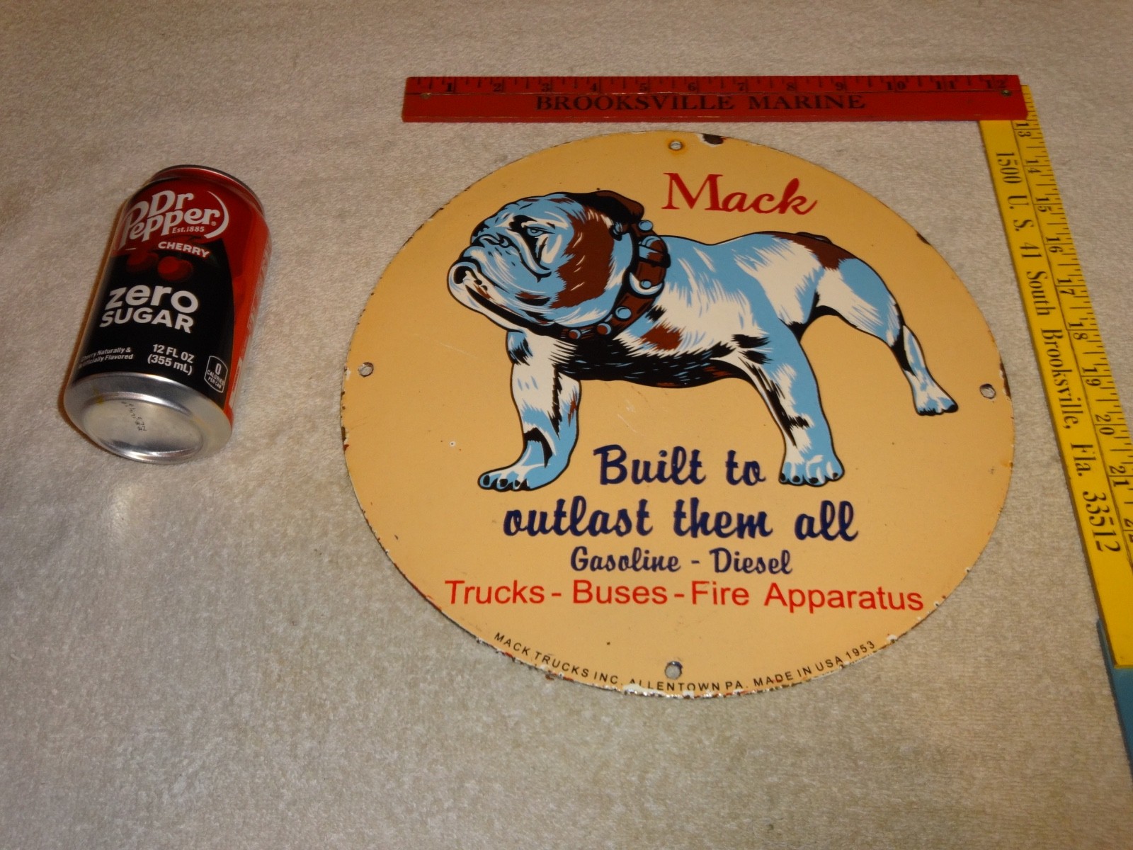 VINTAGE MACK🐶TRUCKS BUSES GASOLINE DIESEL 11 3/4 VINTAGE MACK🐶TRUCKS BUSES GASOLINE DIESEL 11 3/4