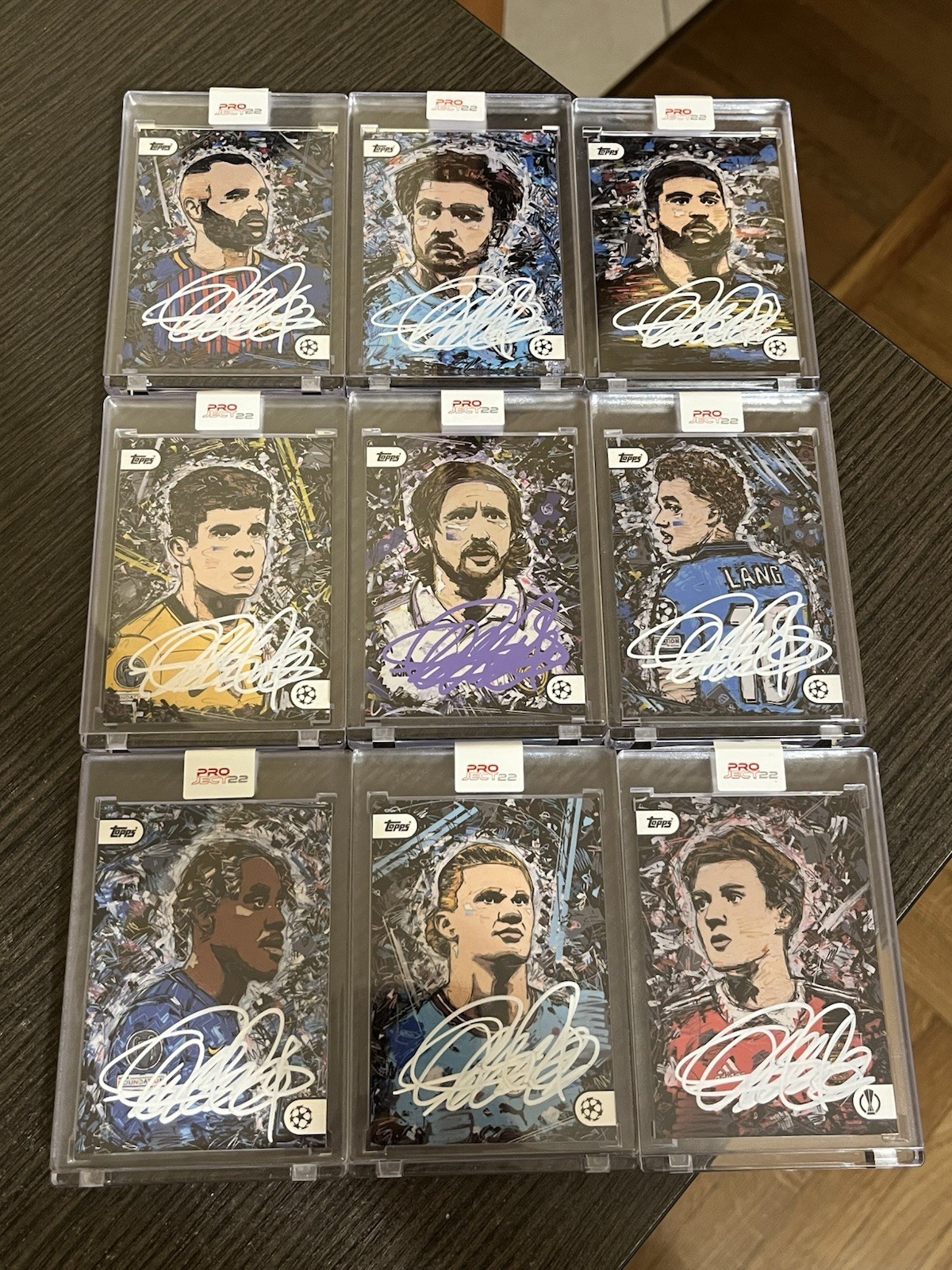 Topps Project22 UEFA Autographed Card Lot On Card by Ivan Beslic Topps Project22 UEFA Autographed Card Lot On Card by Ivan Beslic