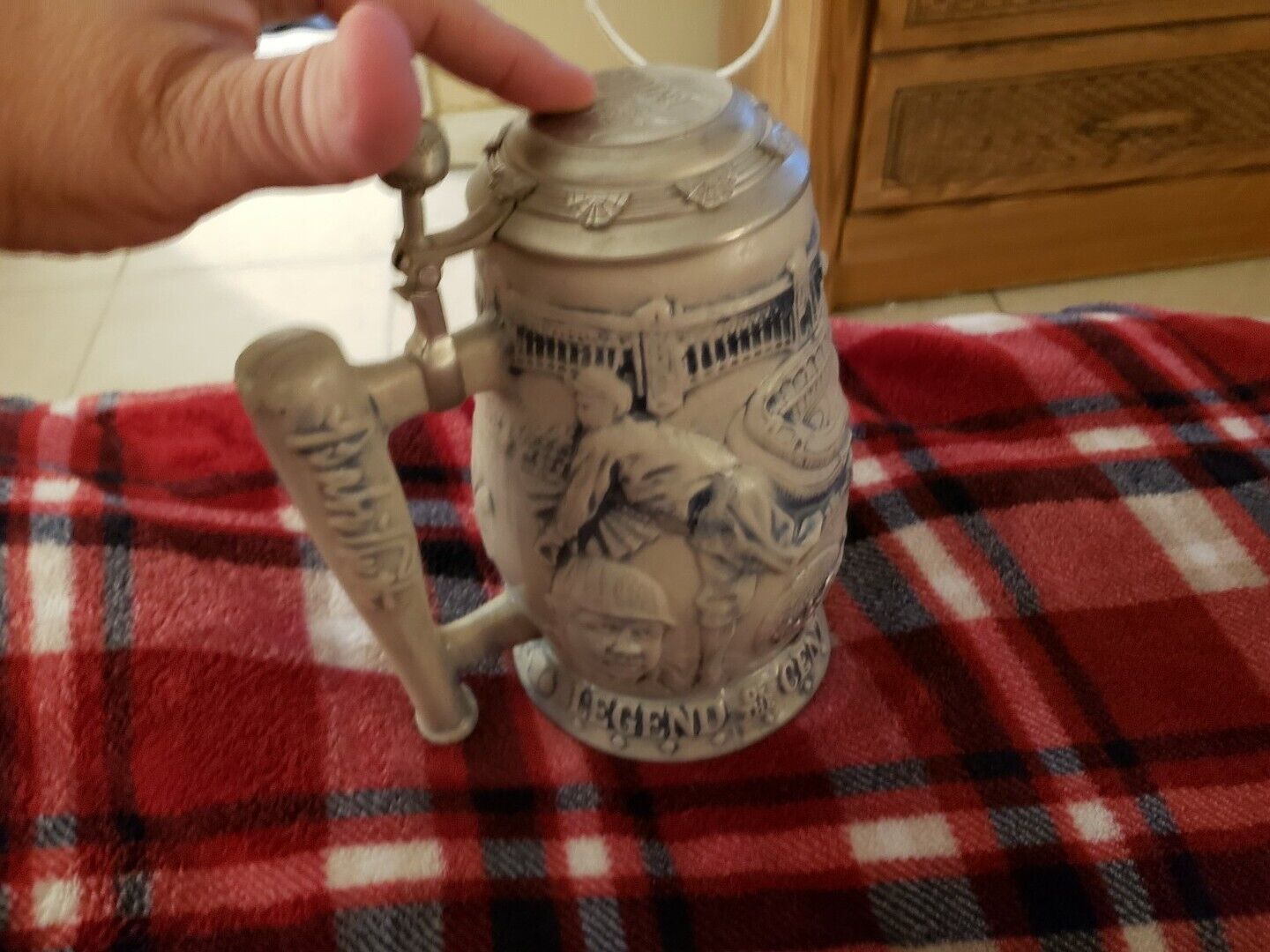 Legend of the Century collectors Stein featuring Babe Ruth