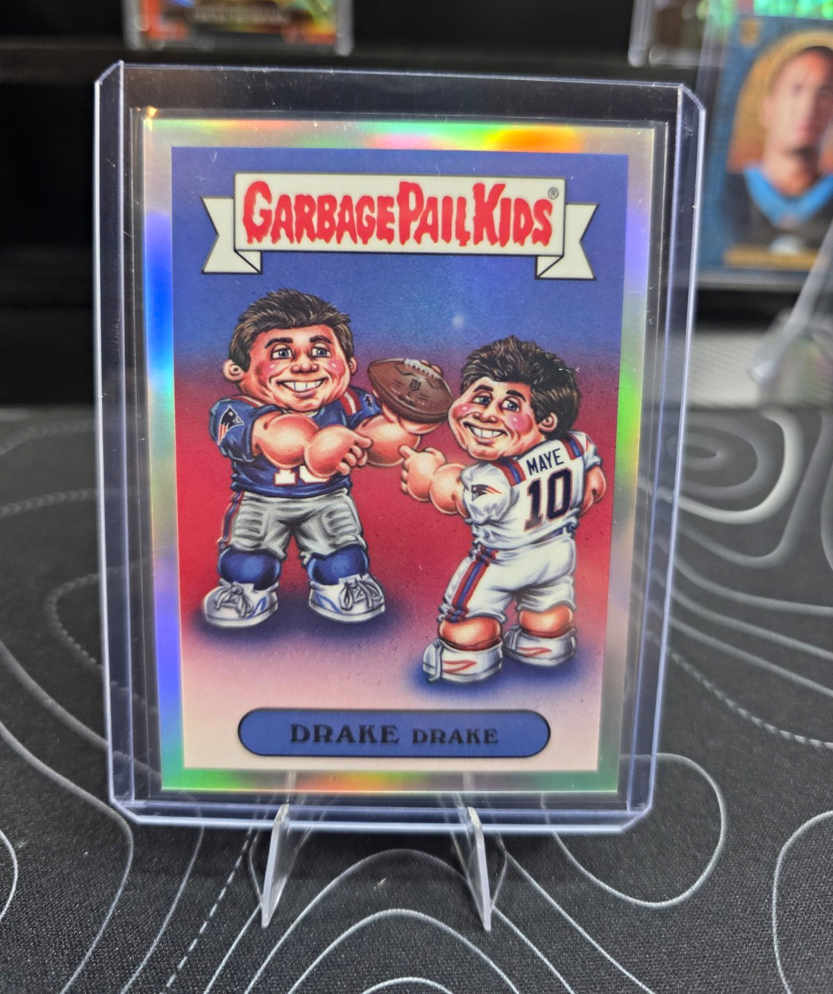Topps 2026 Garbage Pail Kids Drake Drake Drake Maye Parallel NFLG-DM Topps 2026 Garbage Pail Kids Drake Drake Drake Maye Parallel NFLG-DM