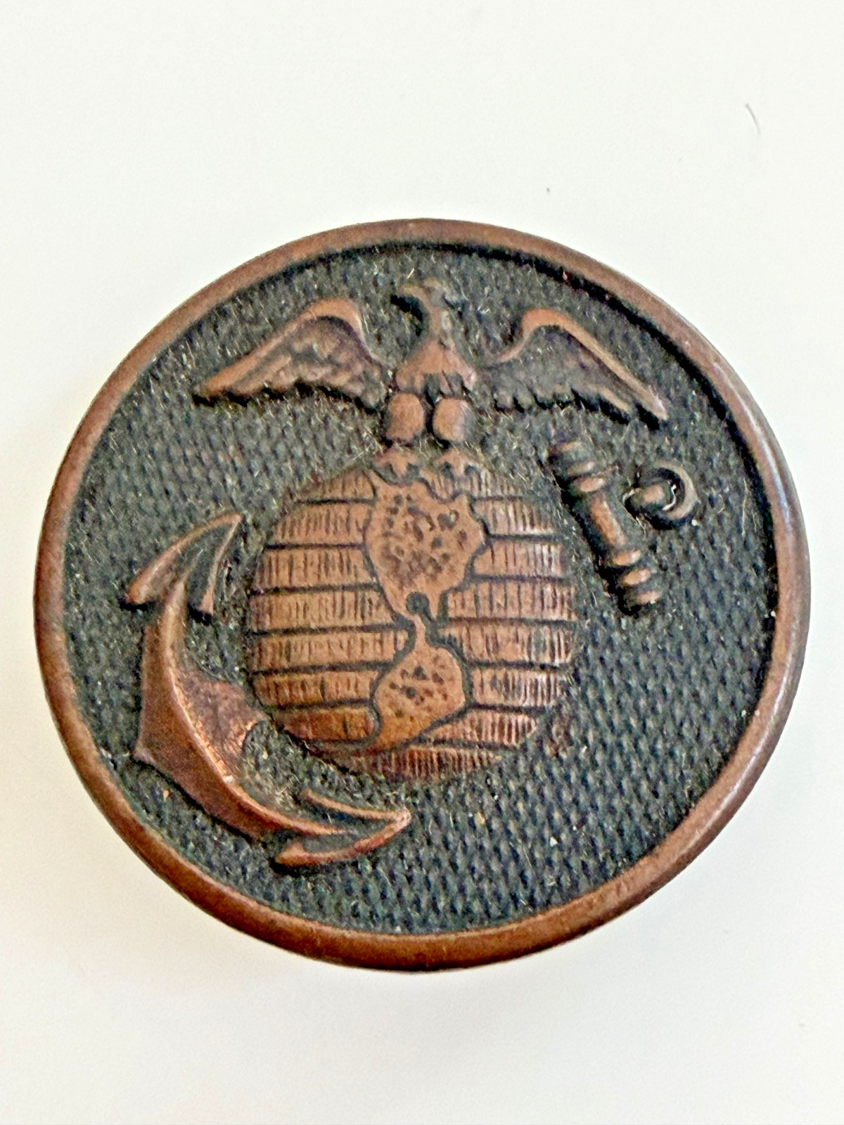 WWI USMC Left Collar Disc ~ EGA Disk WWI USMC Left Collar Disc ~ EGA Disk