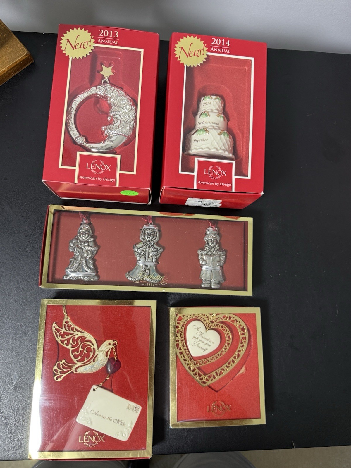 Vintage Lenox Christmas Ornaments Lot – 2013 & 2014 Annual + More – 6 Pieces Vintage Lenox Christmas Ornaments Lot – 2013 & 2014 Annual + More – 6 Pieces