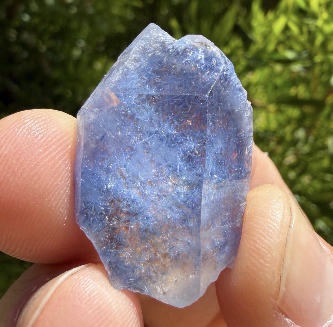 Rare Blue Dumortierite Crystal from Bahia, Terminated, Brazil – 8.31 (41.55ct)