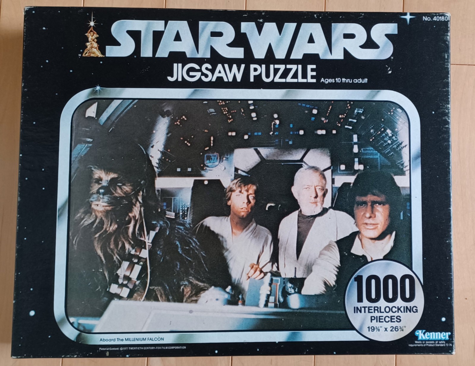 Vintage 1977 STAR WARS Millenium Falcon Jigsaw Puzzle nos SEALED UNOPENED 1000