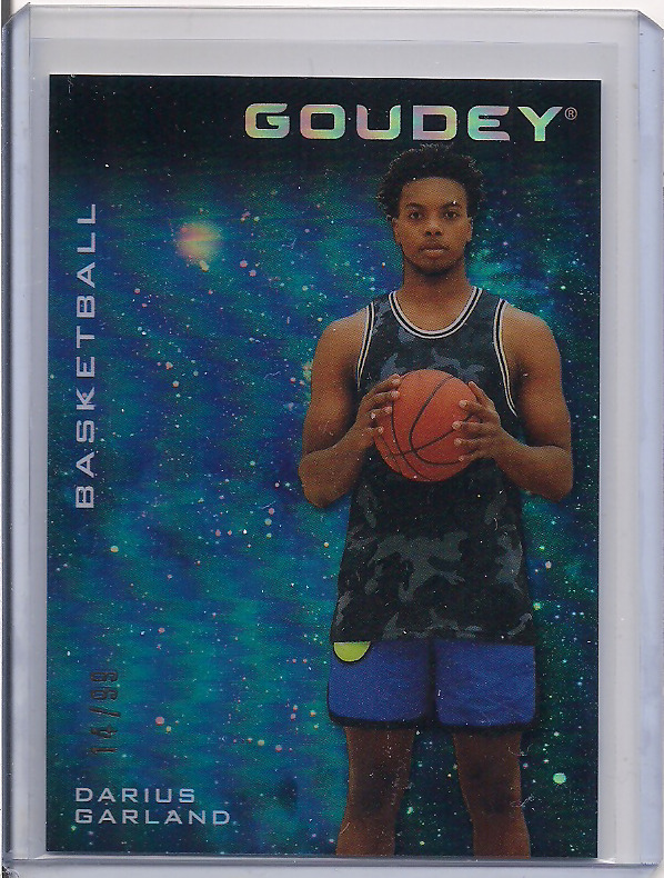 2021 Goodwin Champions #G42 Darius Garland Goudey Cosmic 14/99