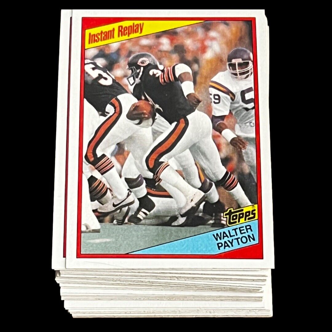 Lot of 36 - 1984 Topps Instant Replay #229 Walter Payton - Mint