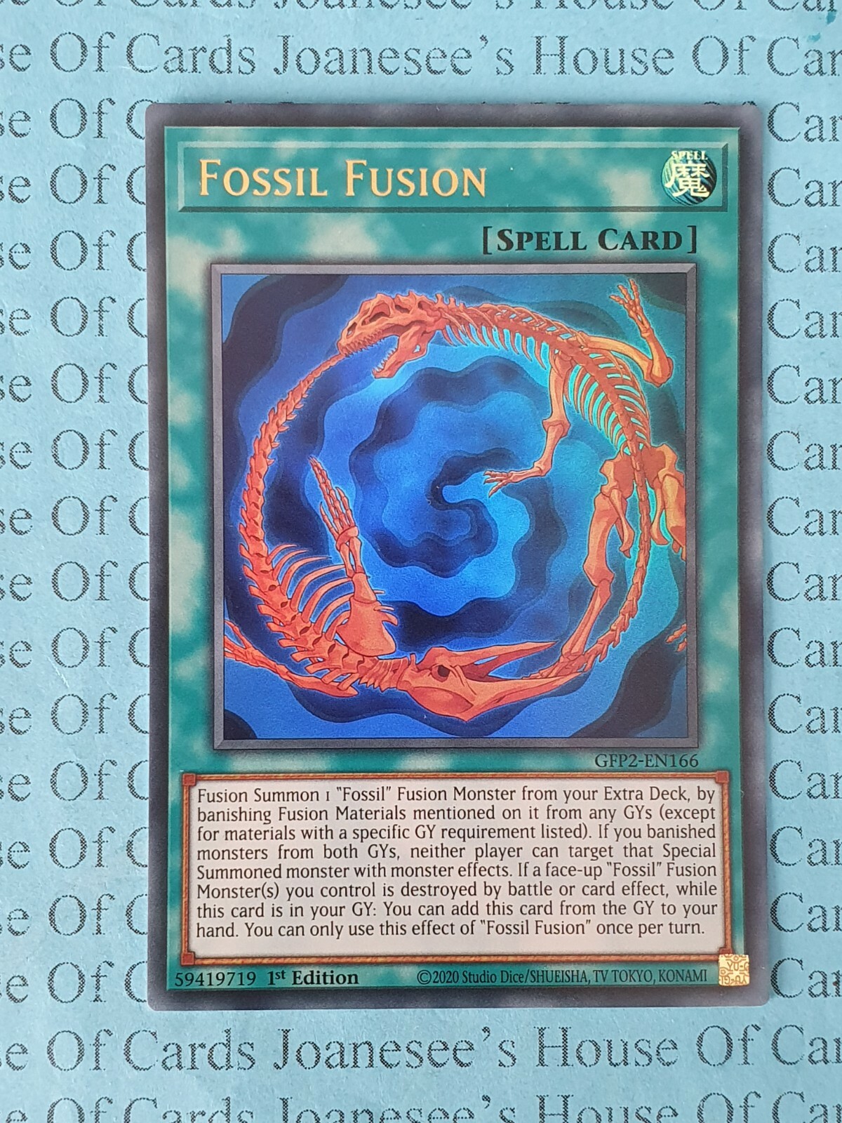 Fossil Fusion GFP2-EN166 Ultra Rare Yu-Gi-Oh Card 1st Edition New Fossil Fusion GFP2-EN166 Ultra Rare Yu-Gi-Oh Card 1st Edition New