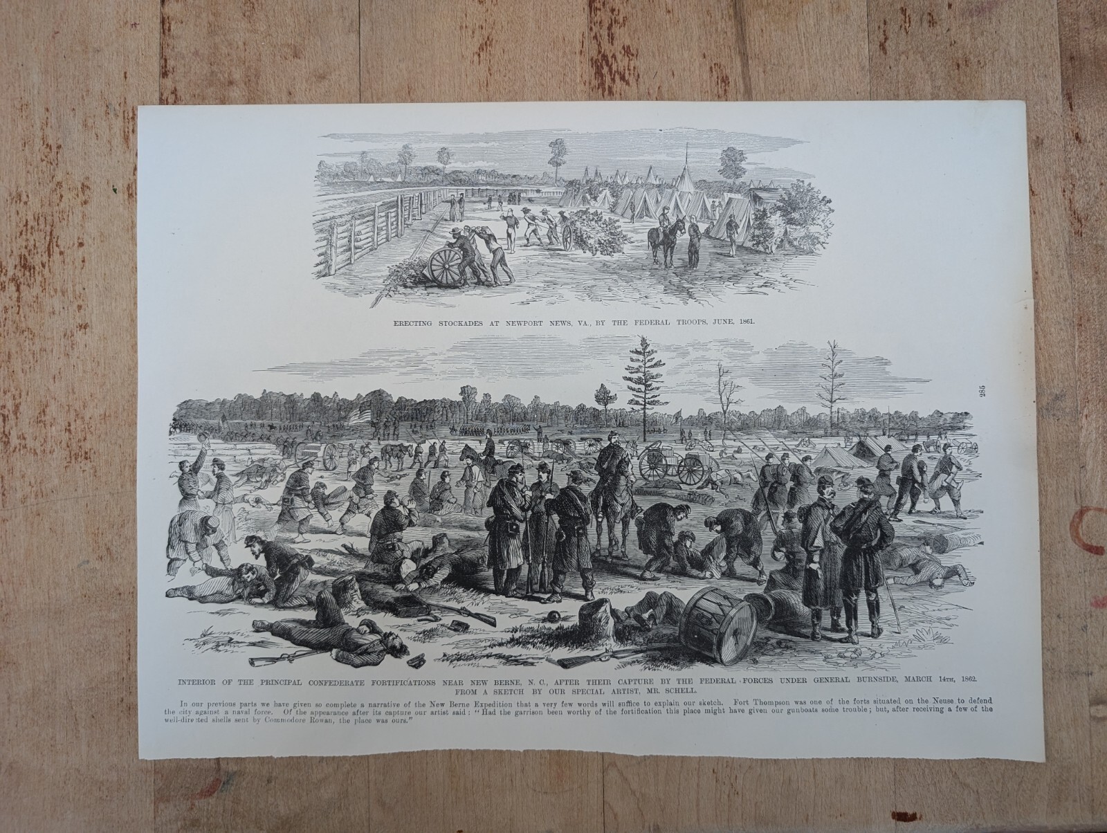 Destruction Of Confederate Privateer Nashville Engraving 19th Century Book Plate Destruction Of Confederate Privateer Nashville Engraving 19th Century Book Plate