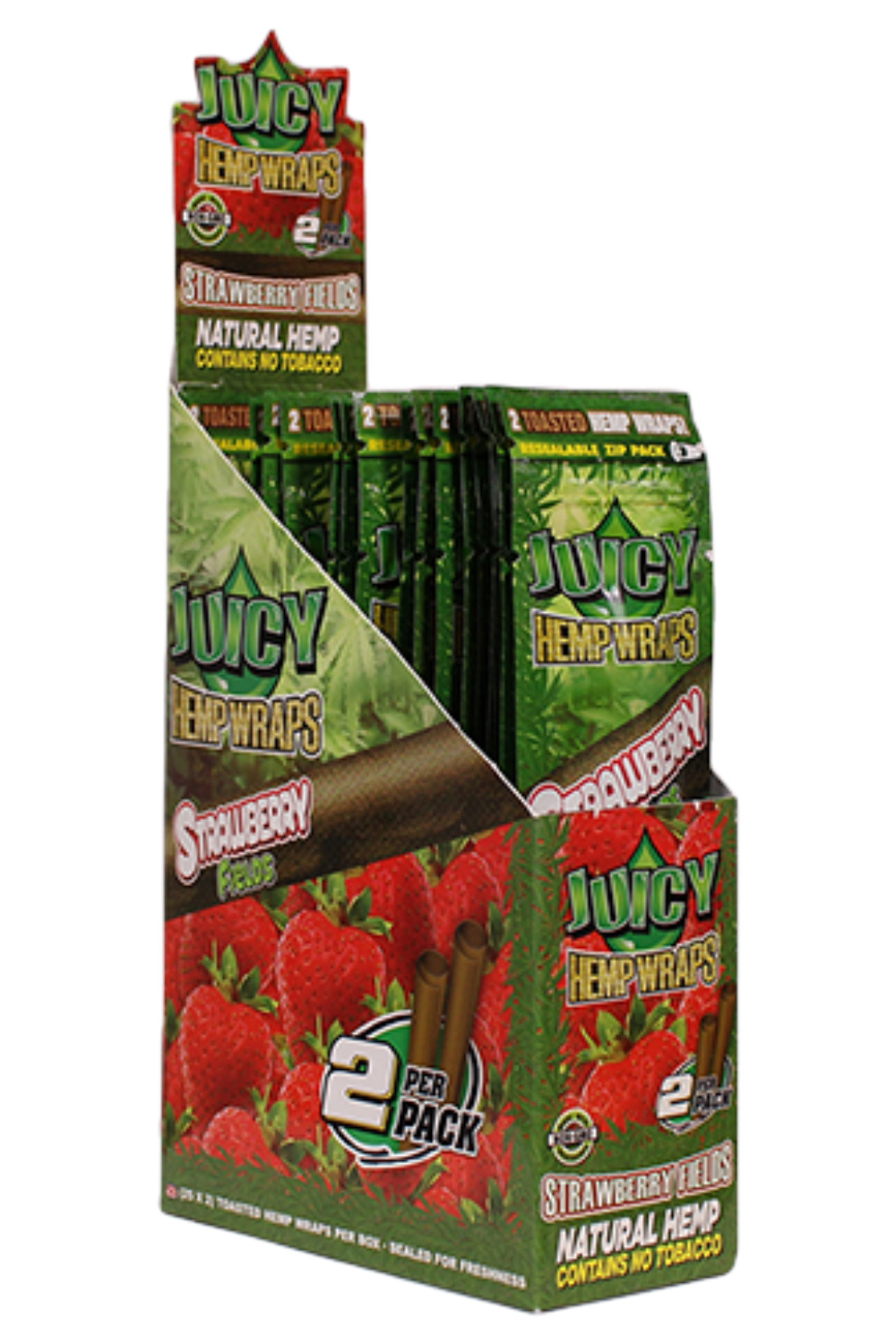 Juicy Jay's Wraps Strawberry Fields 25 Pack (2 Each) Juicy Jay's Wraps Strawberry Fields 25 Pack (2 Each)