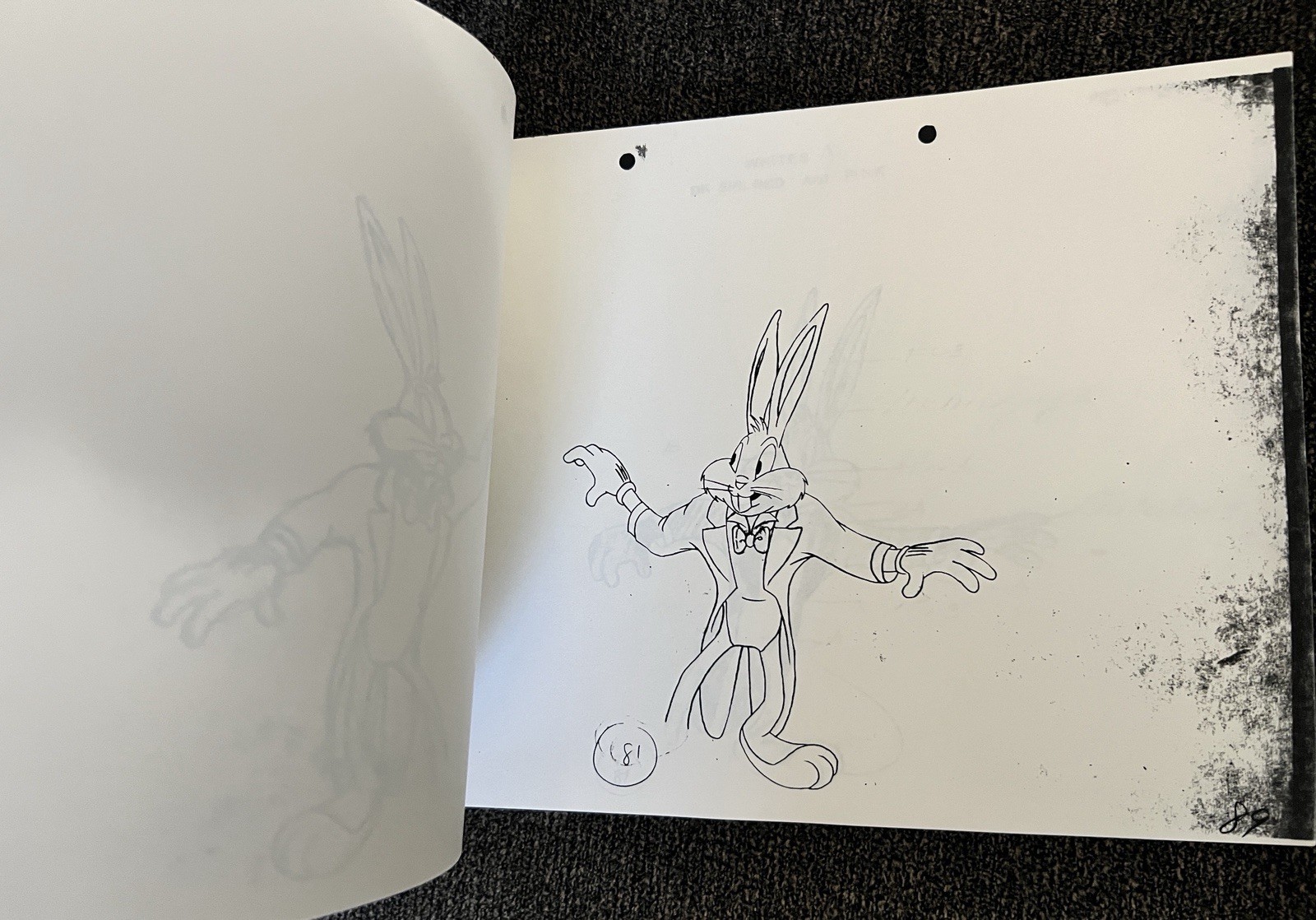 Animation Pencil Test Copy - Bugs Bunny - Warner Bros Animation Pencil Test Copy - Bugs Bunny - Warner Bros