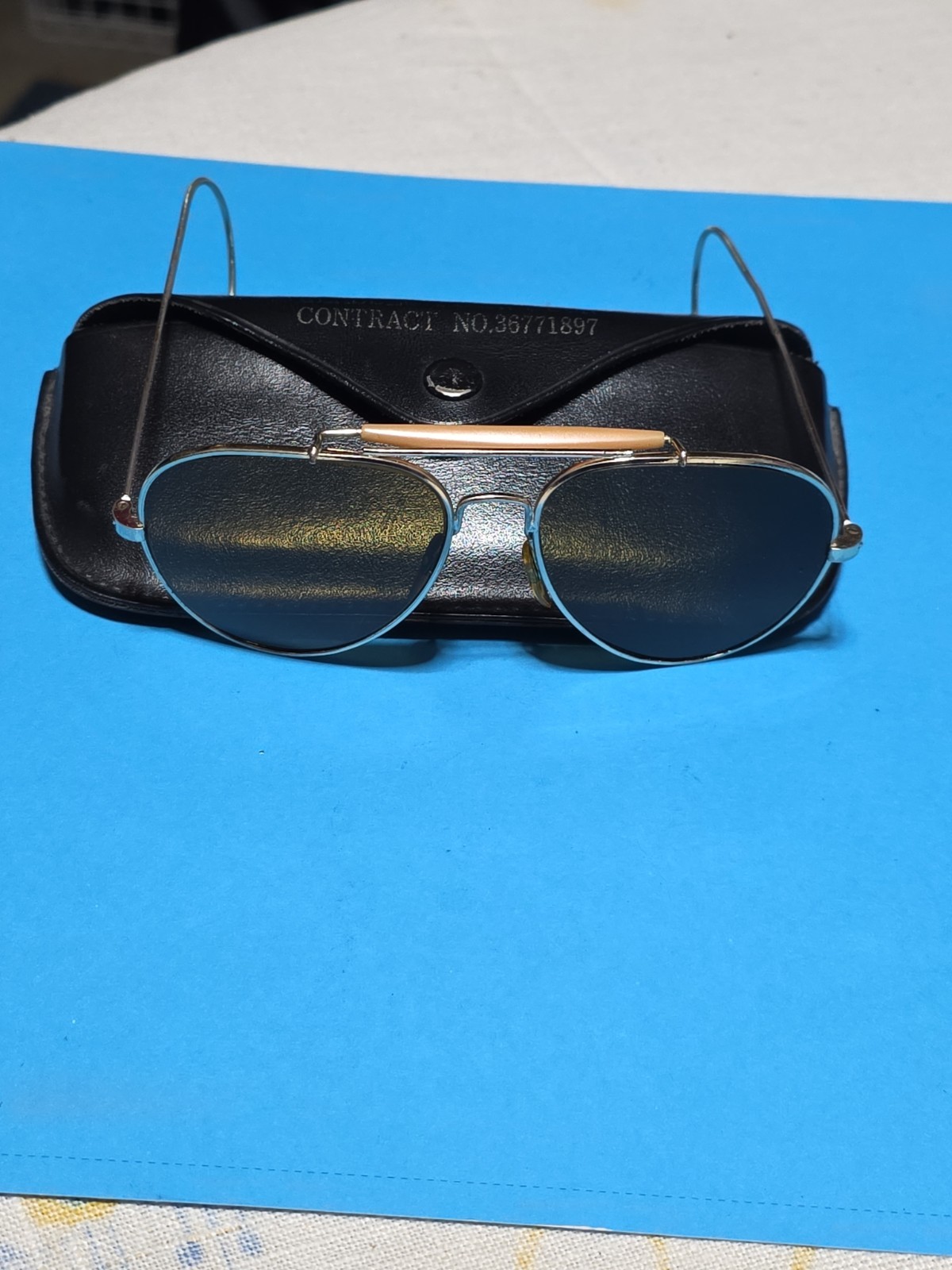 Vintage US Army Air Forces Glasses SUN Contract 36771897 Aviator Sunglasse Vintage US Army Air Forces Glasses SUN Contract 36771897 Aviator Sunglasse