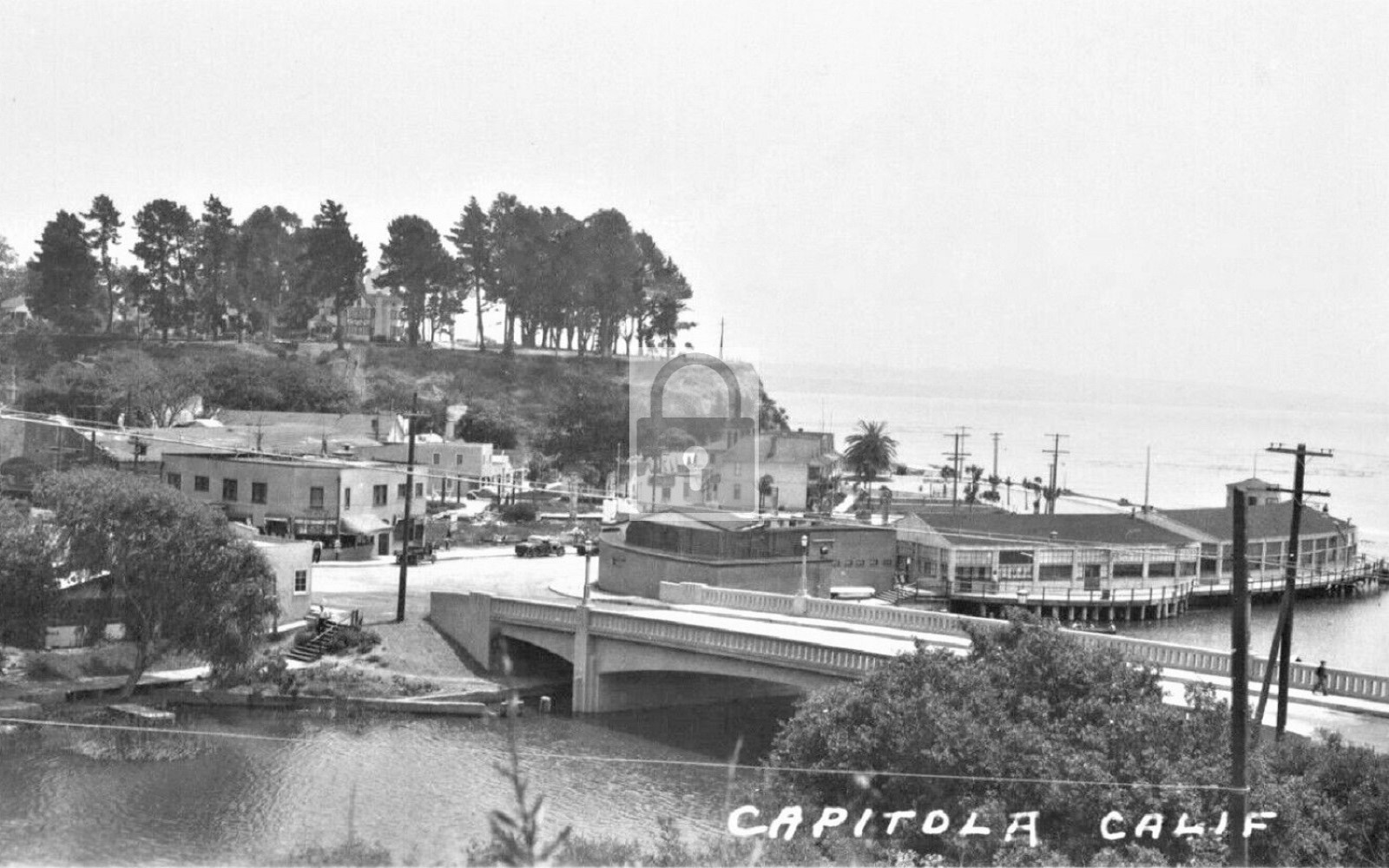 Aerial View Capitola California CA - Reprint Aerial View Capitola California CA - Reprint