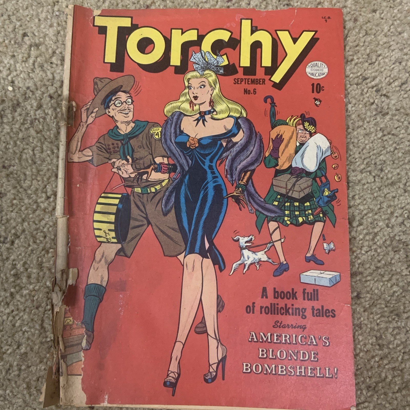 Torchy #6 - Nice Pages Bill Ward Good Girl Art 1950 Bikinis Negligee Sexy Torchy #6 - Nice Pages Bill Ward Good Girl Art 1950 Bikinis Negligee Sexy
